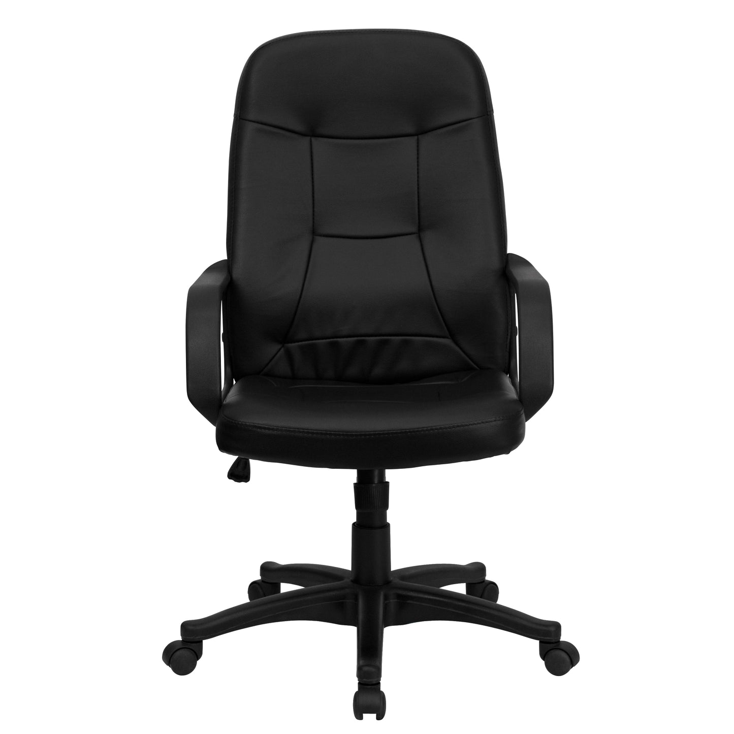 Black High Back Vinyl Chair H8021-GG