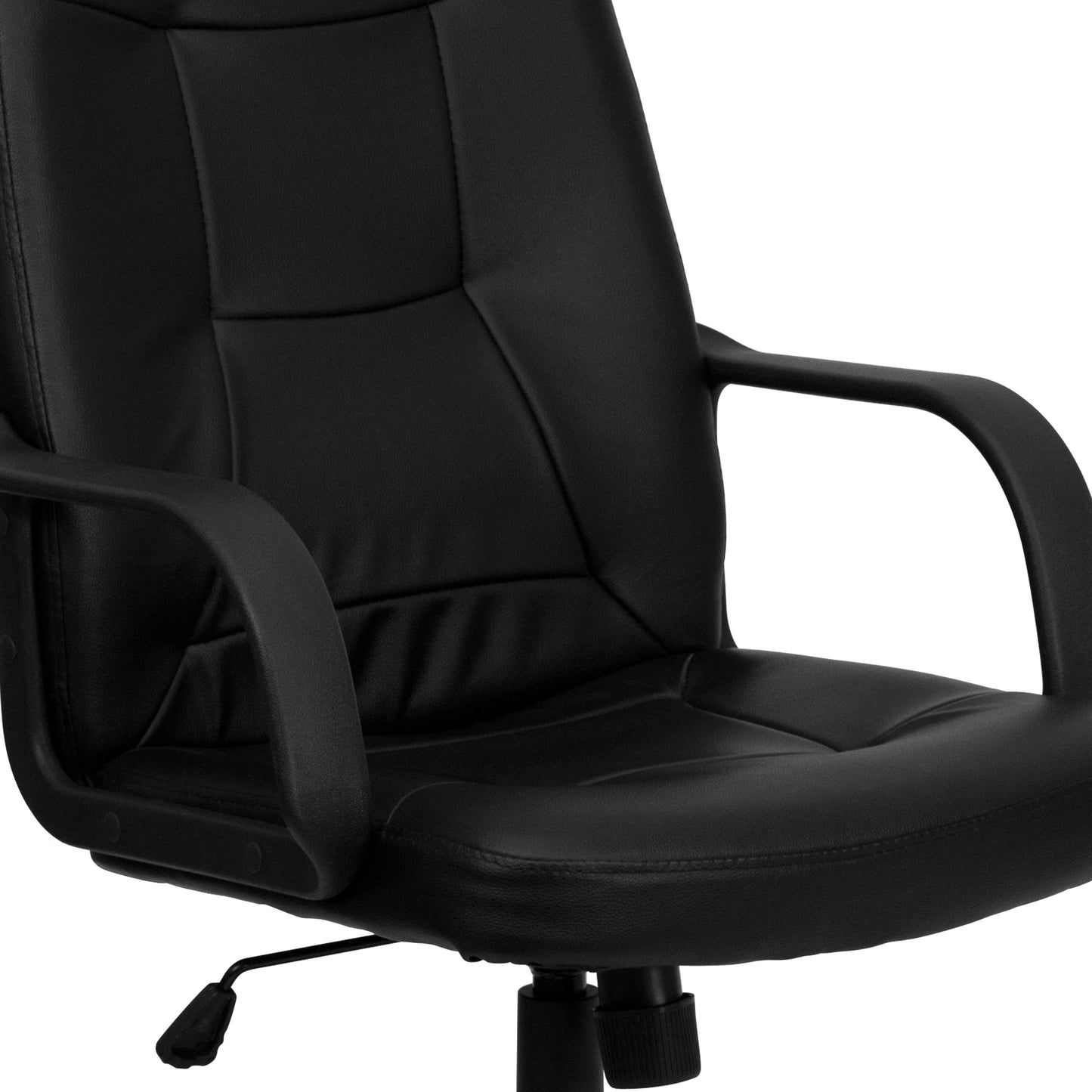 Black High Back Vinyl Chair H8021-GG