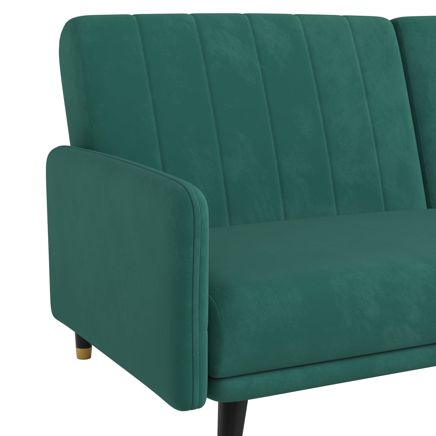 Emerald Velvet Futon Sofa HC-1044-GN-GG