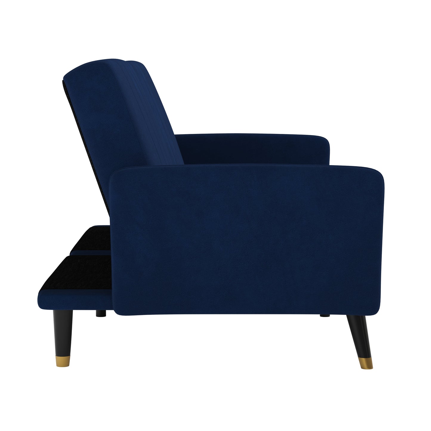 Navy Velvet Futon Sofa HC-1044-NV-GG