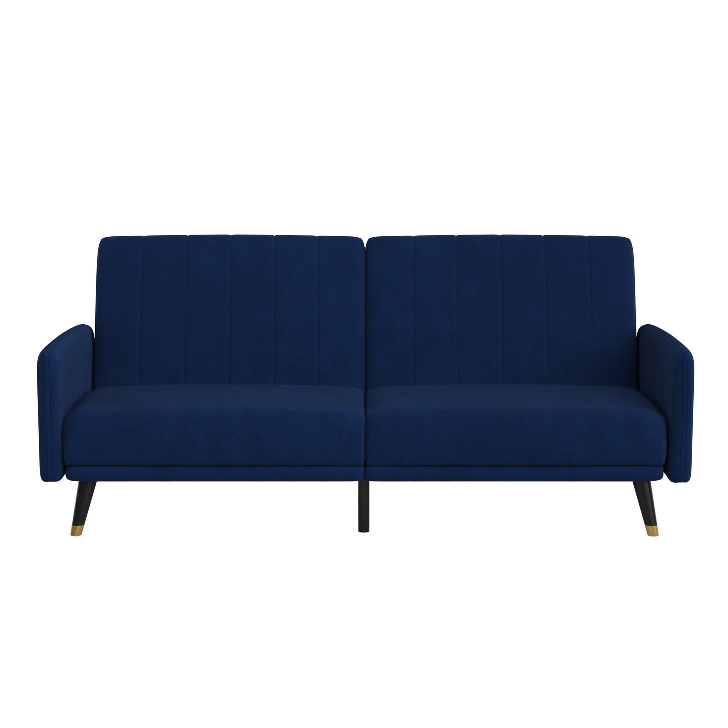 Navy Velvet Futon Sofa HC-1044-NV-GG