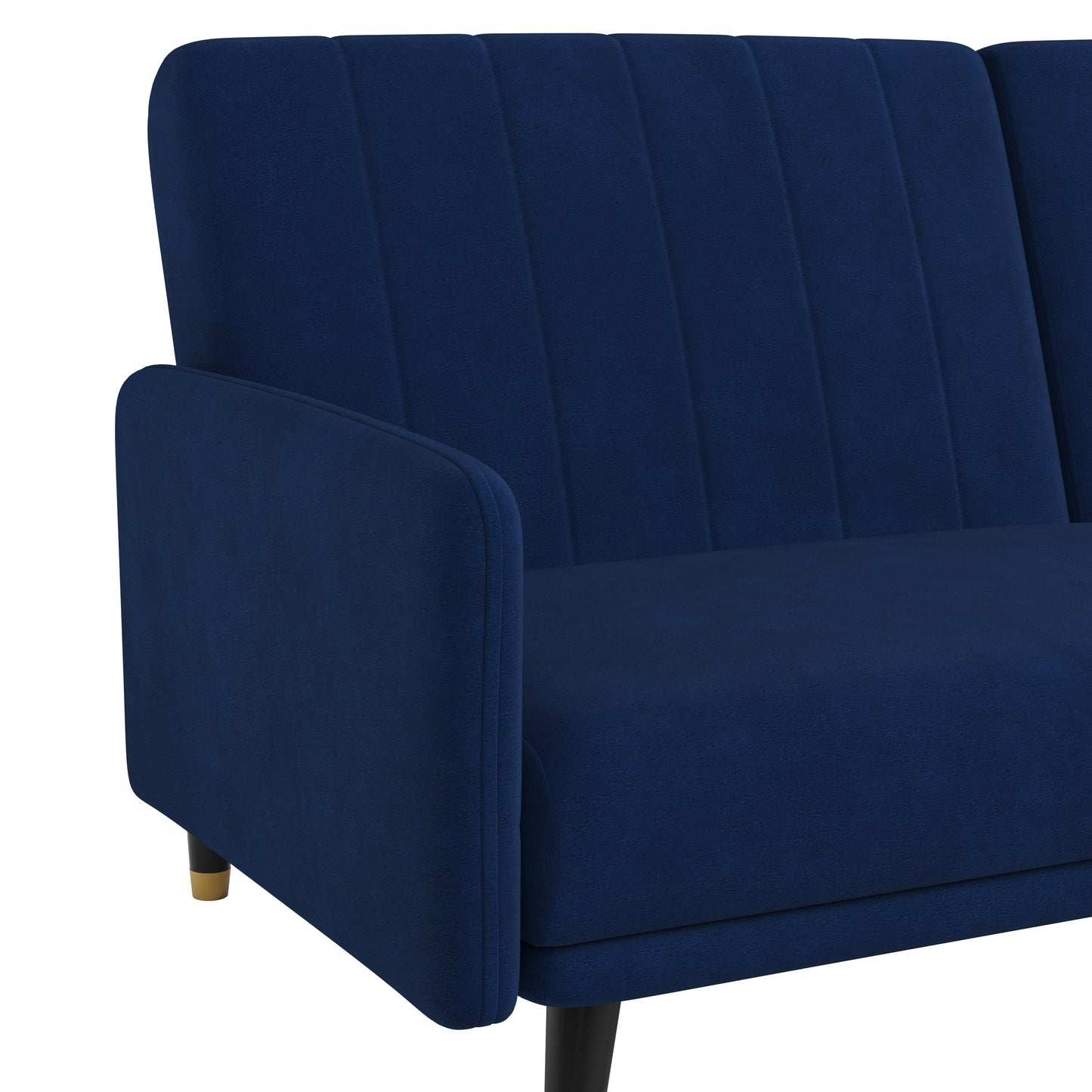 Navy Velvet Futon Sofa HC-1044-NV-GG