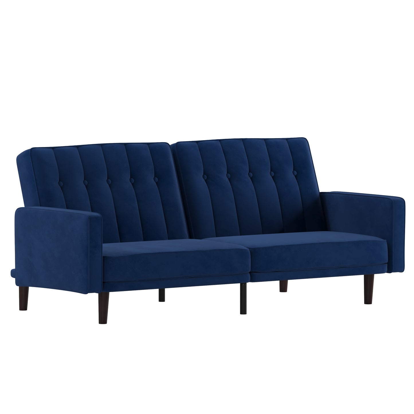 Navy Velvet Futon Sofa HC-1060-NV-GG