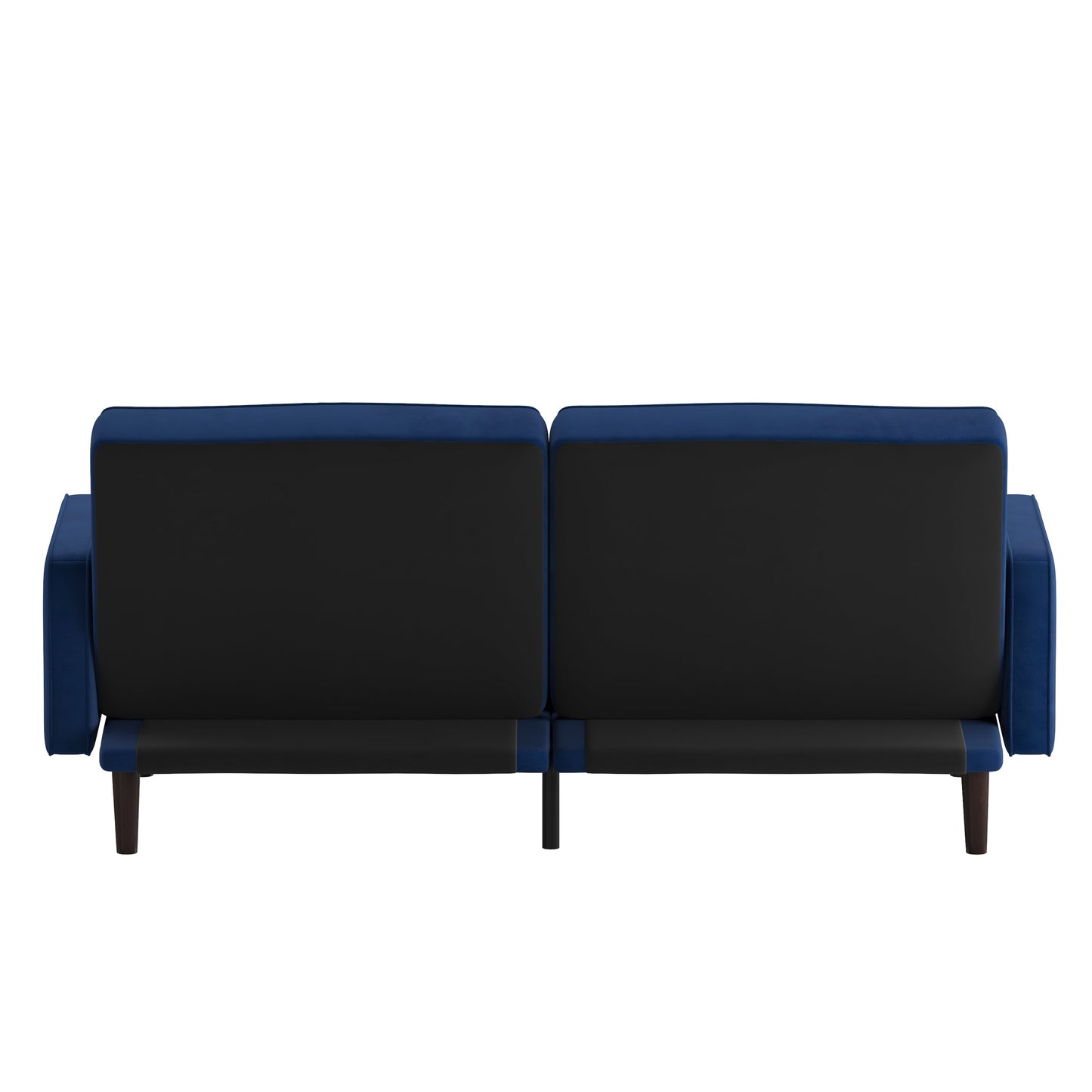 Navy Velvet Futon Sofa HC-1060-NV-GG