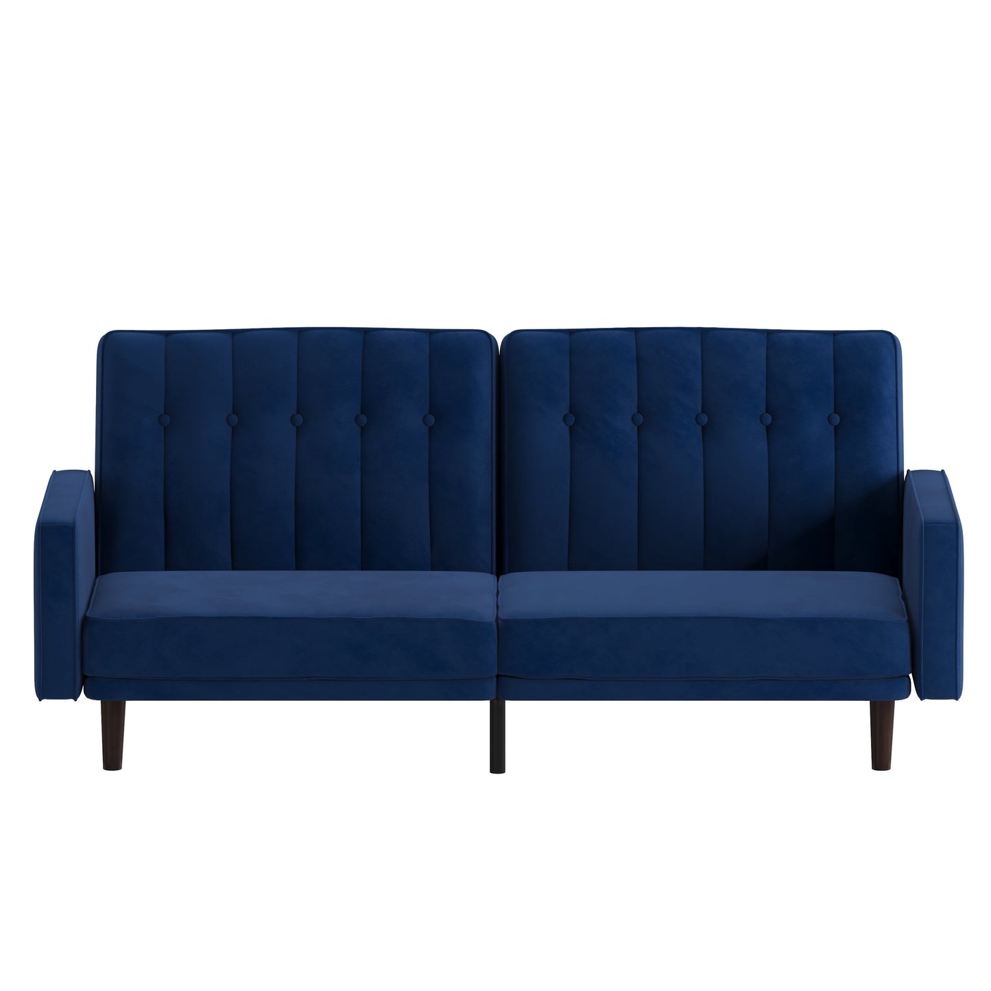 Navy Velvet Futon Sofa HC-1060-NV-GG