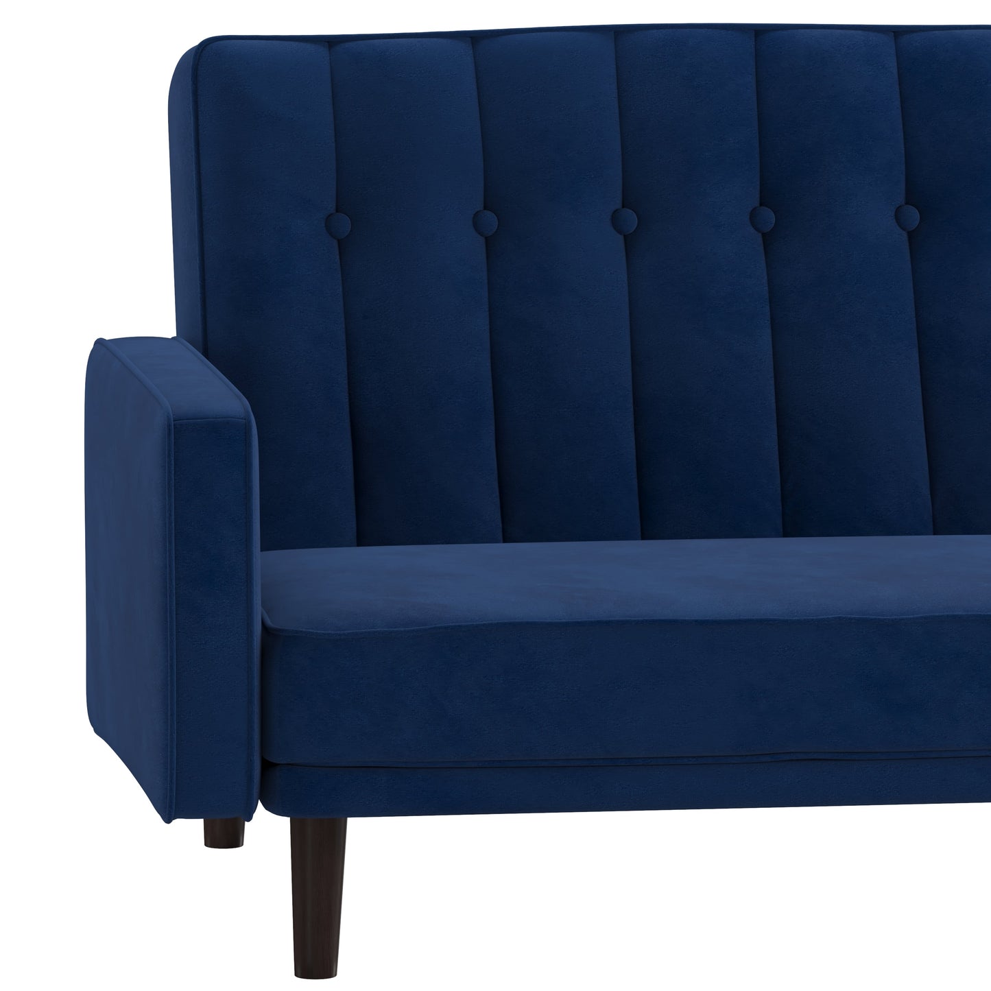 Navy Velvet Futon Sofa HC-1060-NV-GG