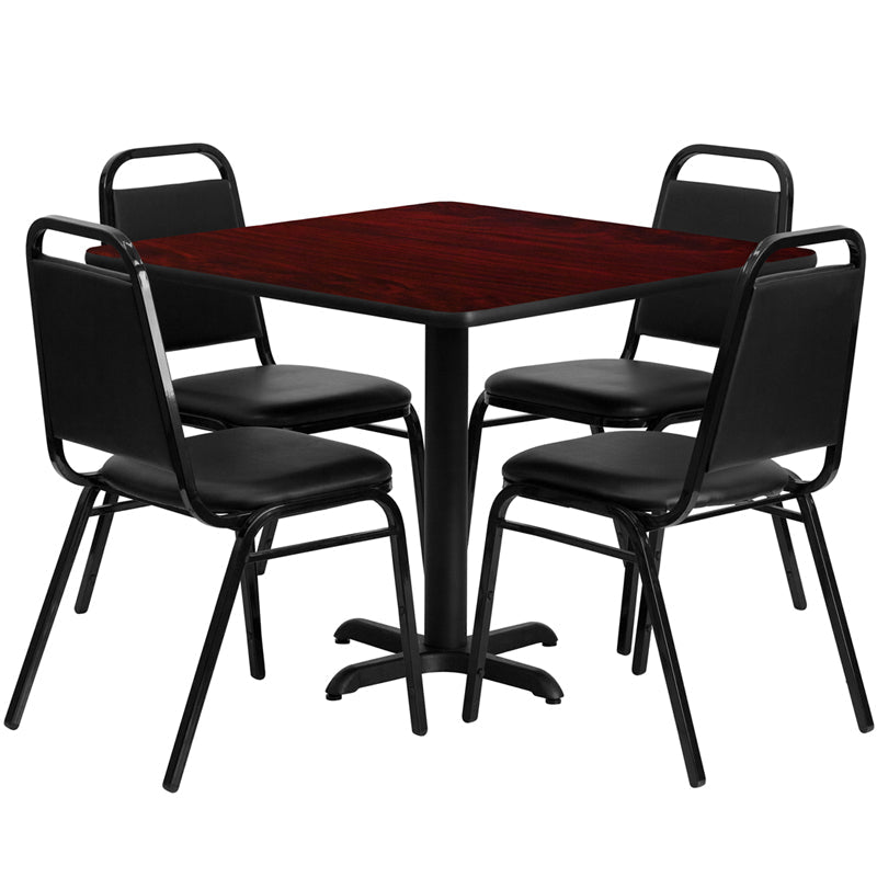 36SQ MA Table-Banquet Chair HDBF1010-GG