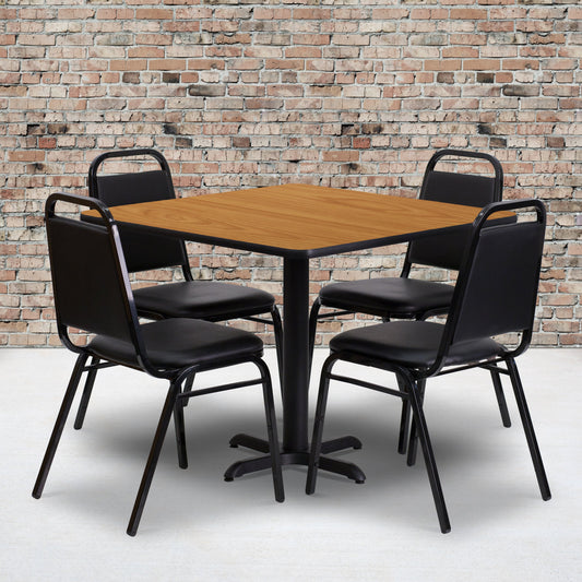 36SQ NA Table-Banquet Chair HDBF1011-GG