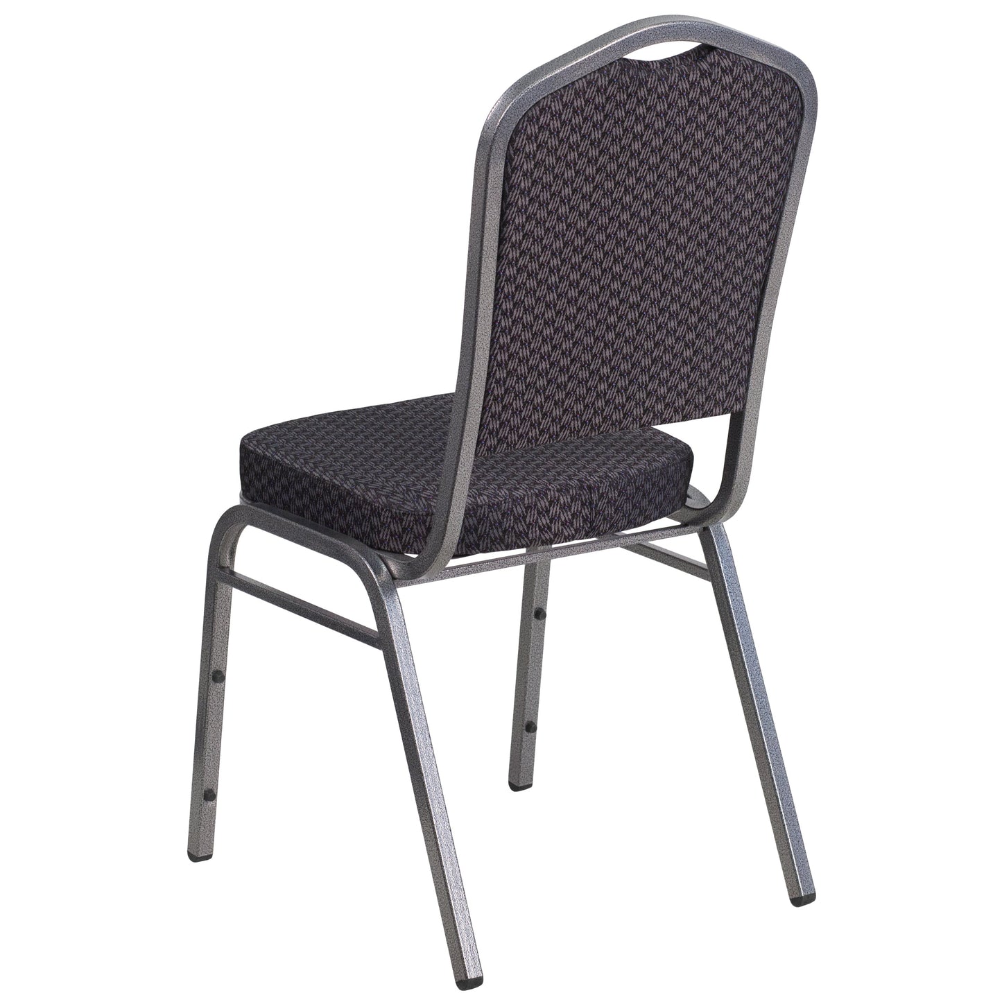 Black Fabric Banquet Chair HF-C01-SV-E26-BK-GG