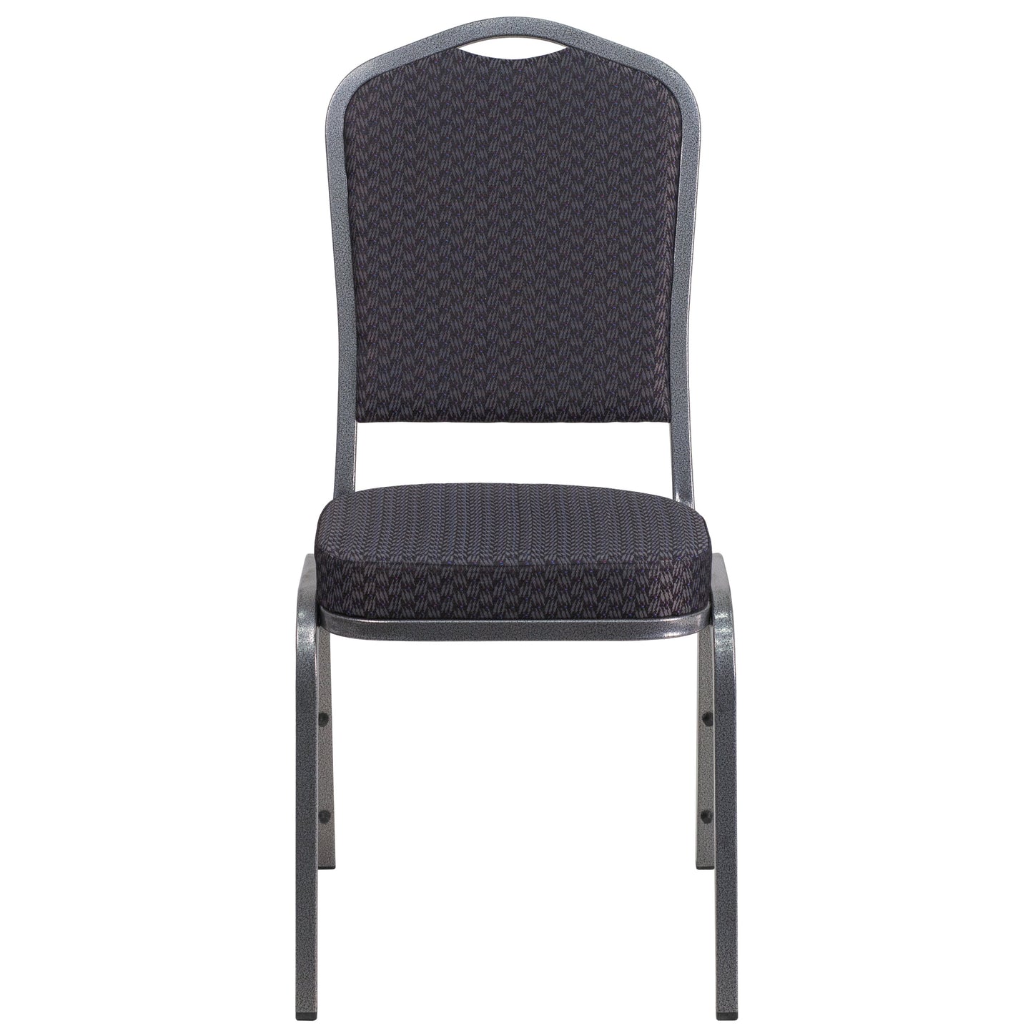 Black Fabric Banquet Chair HF-C01-SV-E26-BK-GG