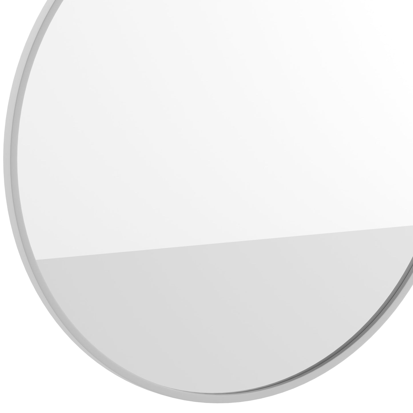 Silver 30" Round Wall Mirror HFKHD-0GD-CRE8-102315-GG