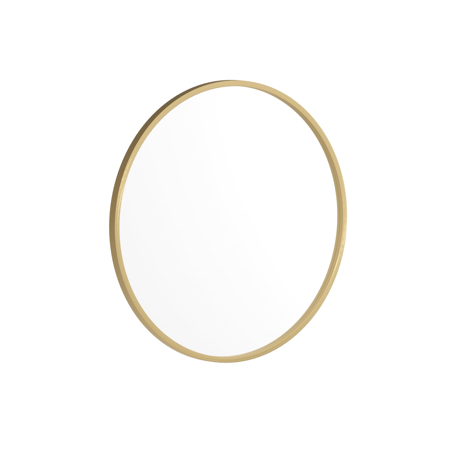 Gold 24" Round Wall Mirror HFKHD-4GD-CRE8-391315-GG