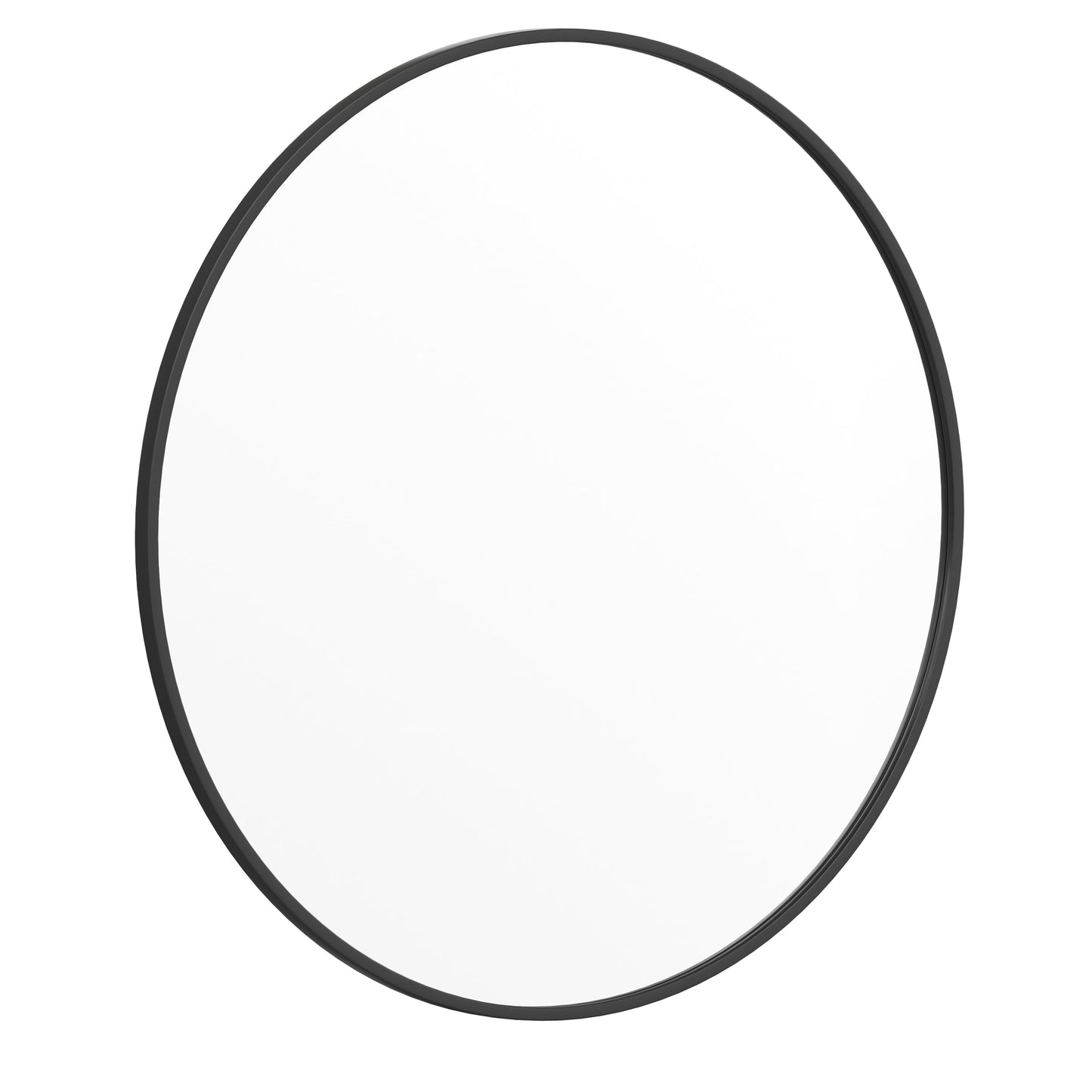 Black 36" Round Wall Mirror HFKHD-6GD-CRE8-091315-GG