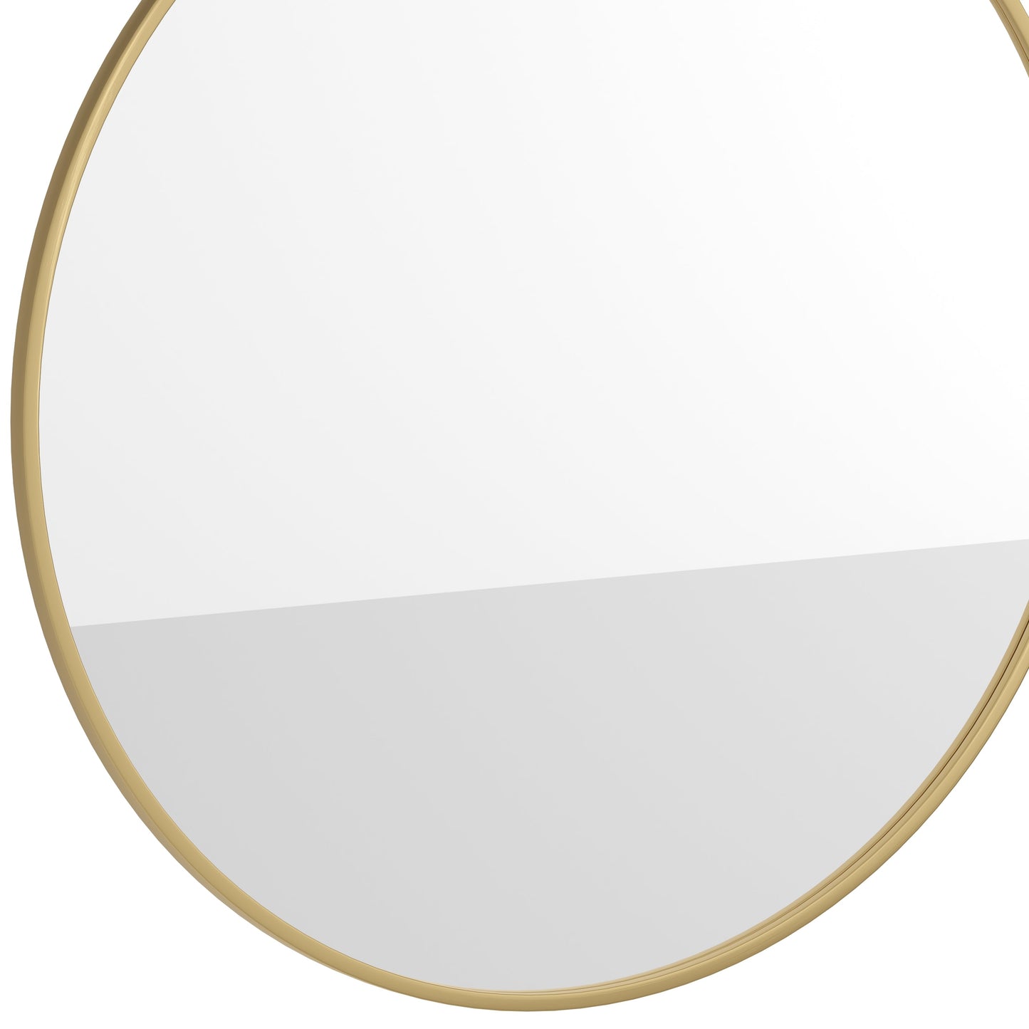 Gold 36" Round Wall Mirror HFKHD-6GD-CRE8-591315-GG