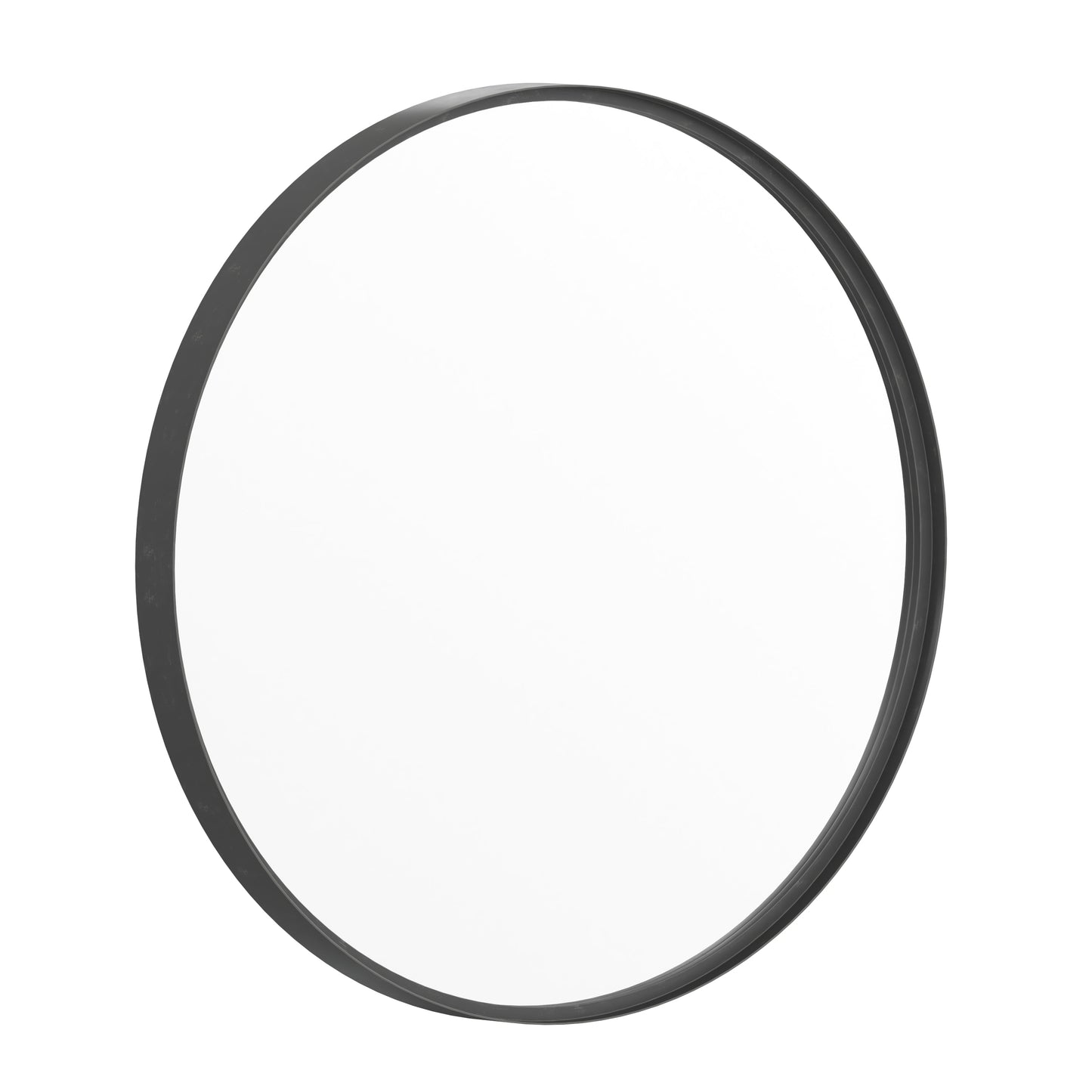 Black 27.5" Round Wall Mirror HFMHD-75G-CRE8-412315-GG