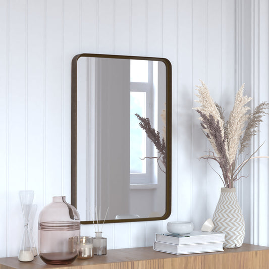 Bronze 20" x 30" Wall Mirror HFMHD-GDI-CRE8-312315-GG