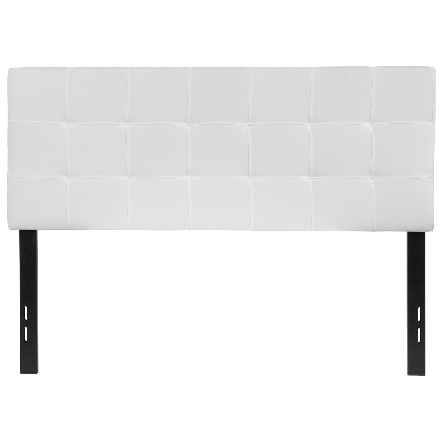 Full Headboard-White Fabric HG-HB1704-F-W-GG