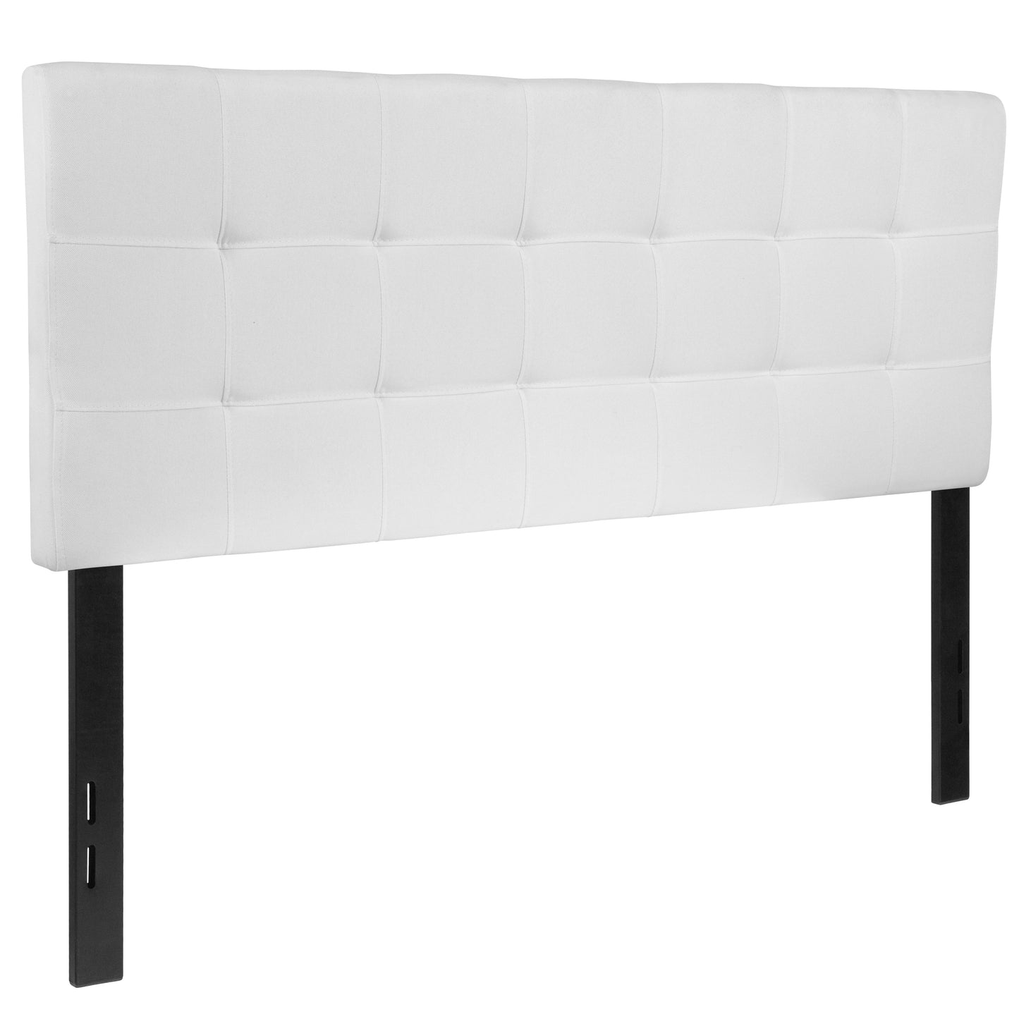 Full Headboard-White Fabric HG-HB1704-F-W-GG