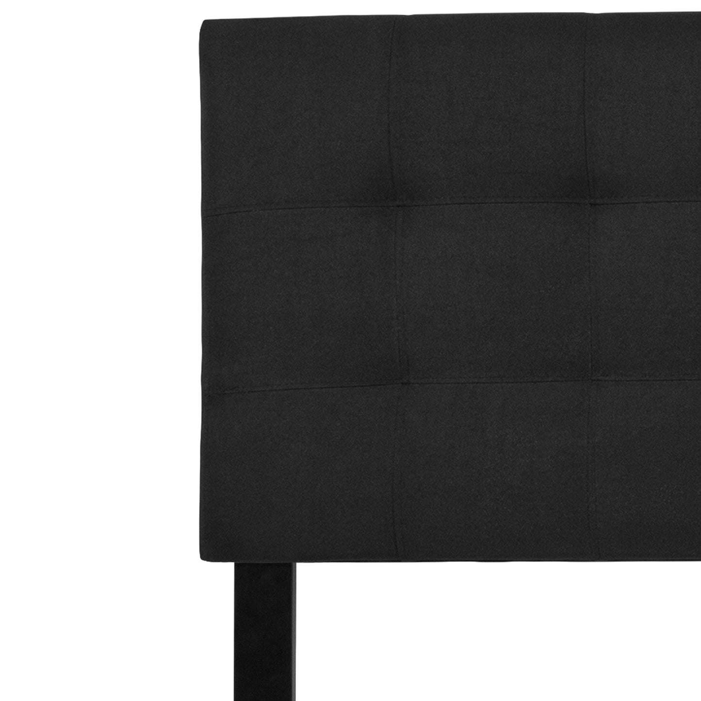 King Headboard-Black Fabric HG-HB1704-K-BK-GG