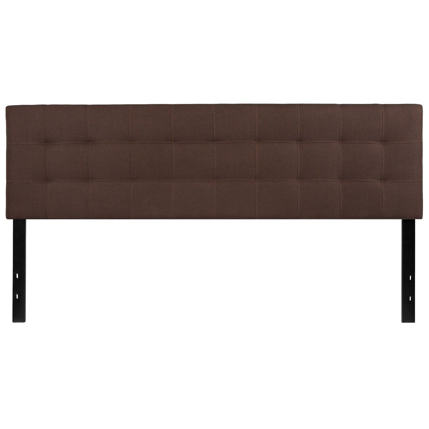 King Headboard-Brown Fabric HG-HB1704-K-DBR-GG