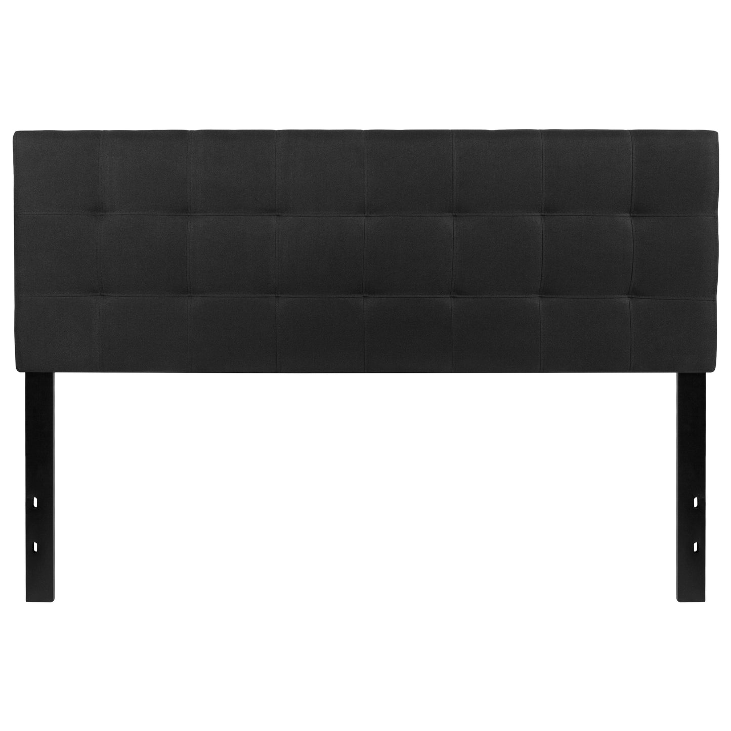 Queen Headboard-Black Fabric HG-HB1704-Q-BK-GG