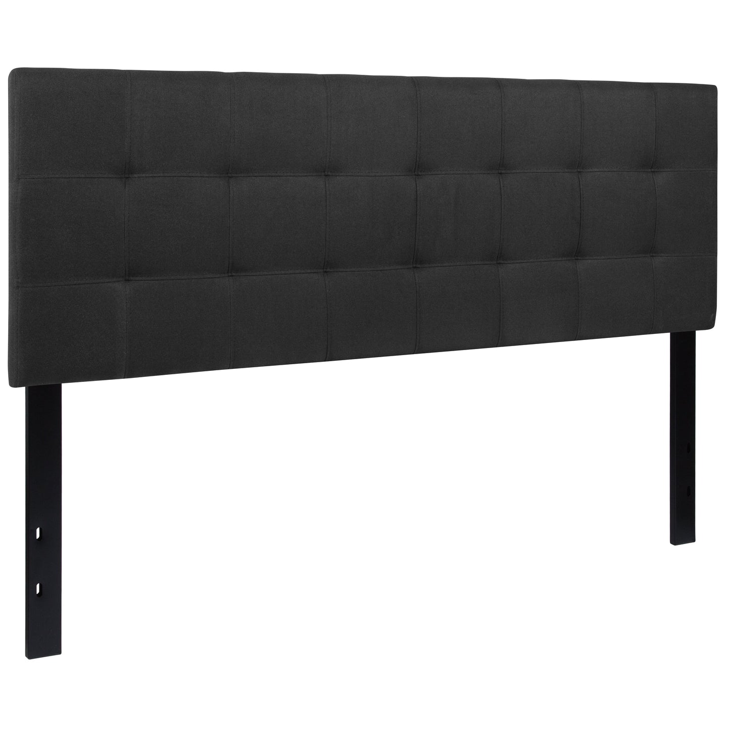 Queen Headboard-Black Fabric HG-HB1704-Q-BK-GG