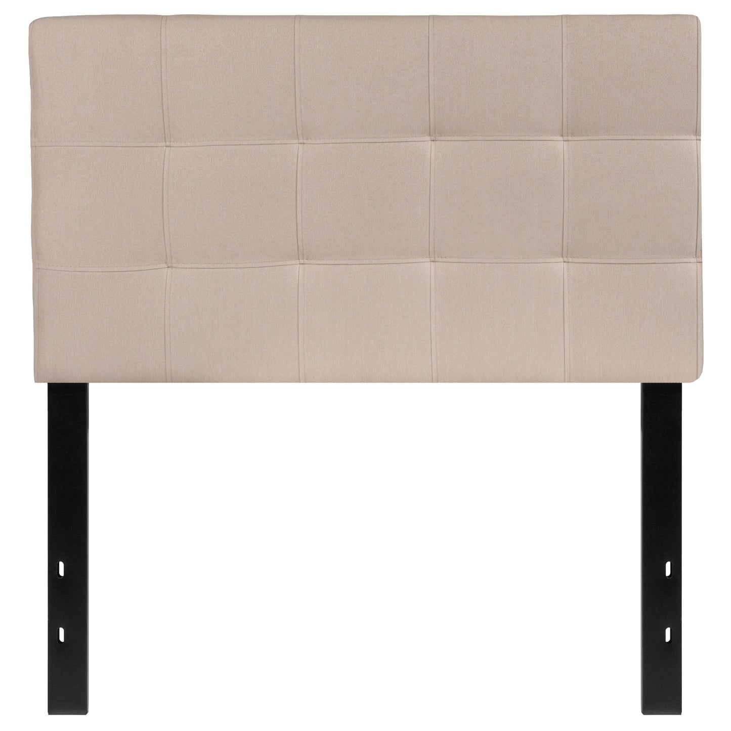 Twin Headboard-Beige Fabric HG-HB1704-T-B-GG