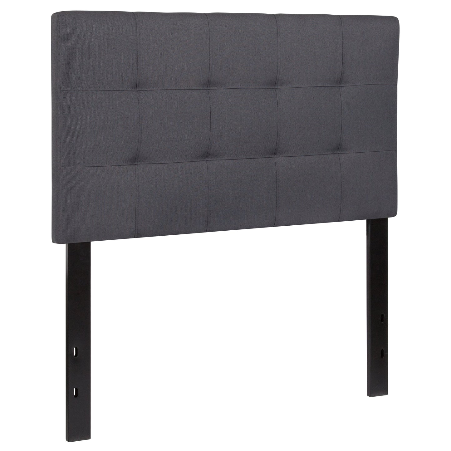 Twin Headboard-Gray Fabric HG-HB1704-T-DG-GG