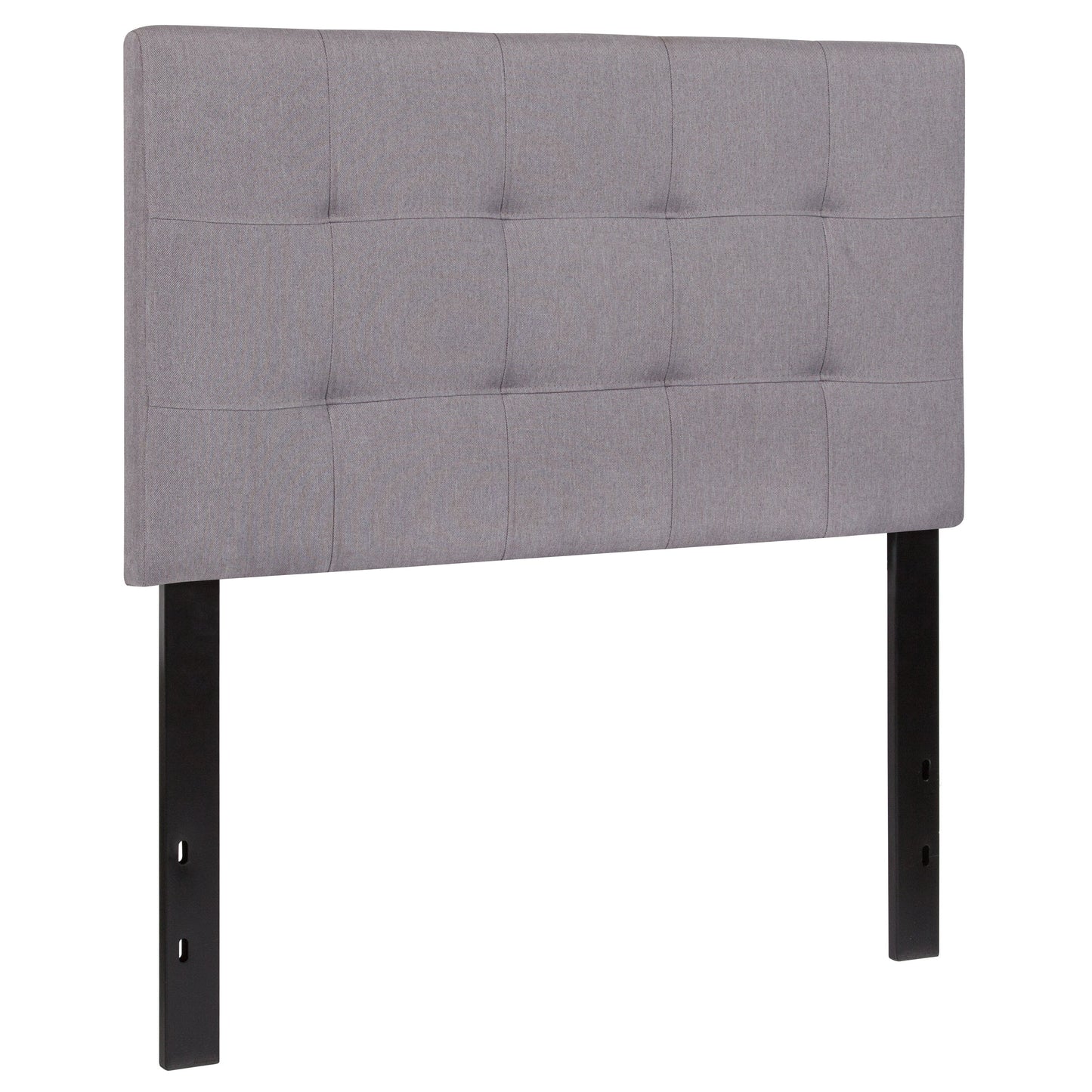 Twin Headboard-Gray Fabric HG-HB1704-T-LG-GG