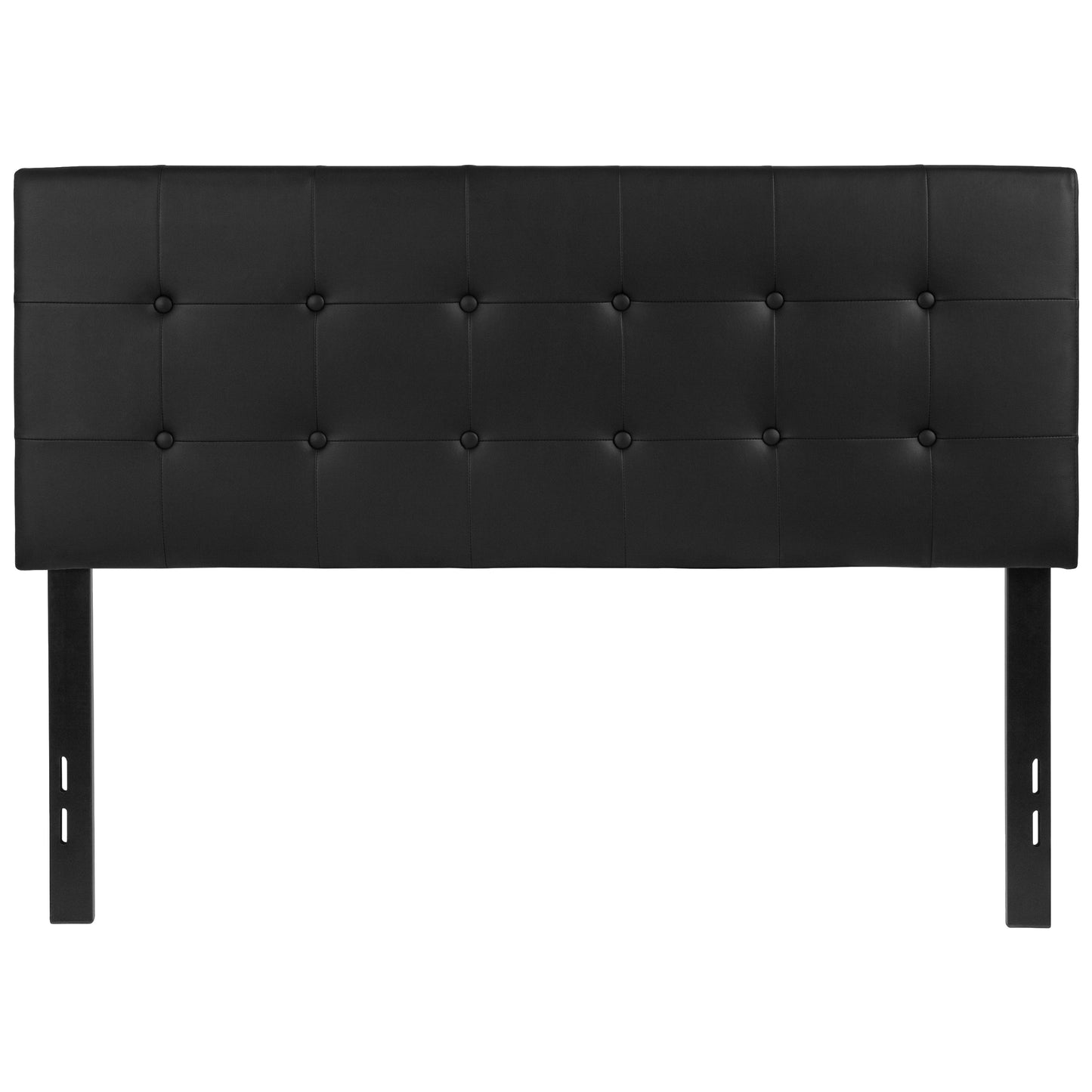 Full Headboard-Black Vinyl HG-HB1705-F-BK-GG