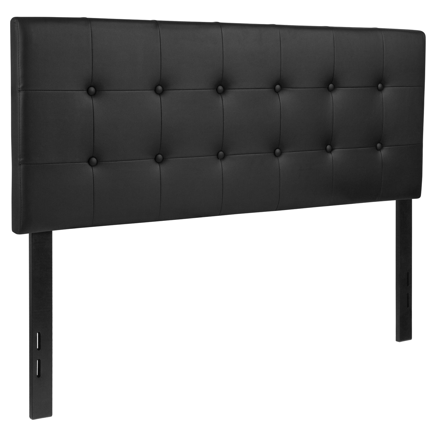 Full Headboard-Black Vinyl HG-HB1705-F-BK-GG