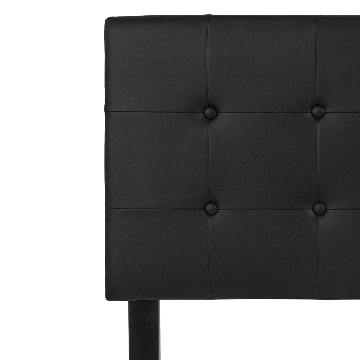 Full Headboard-Black Vinyl HG-HB1705-F-BK-GG