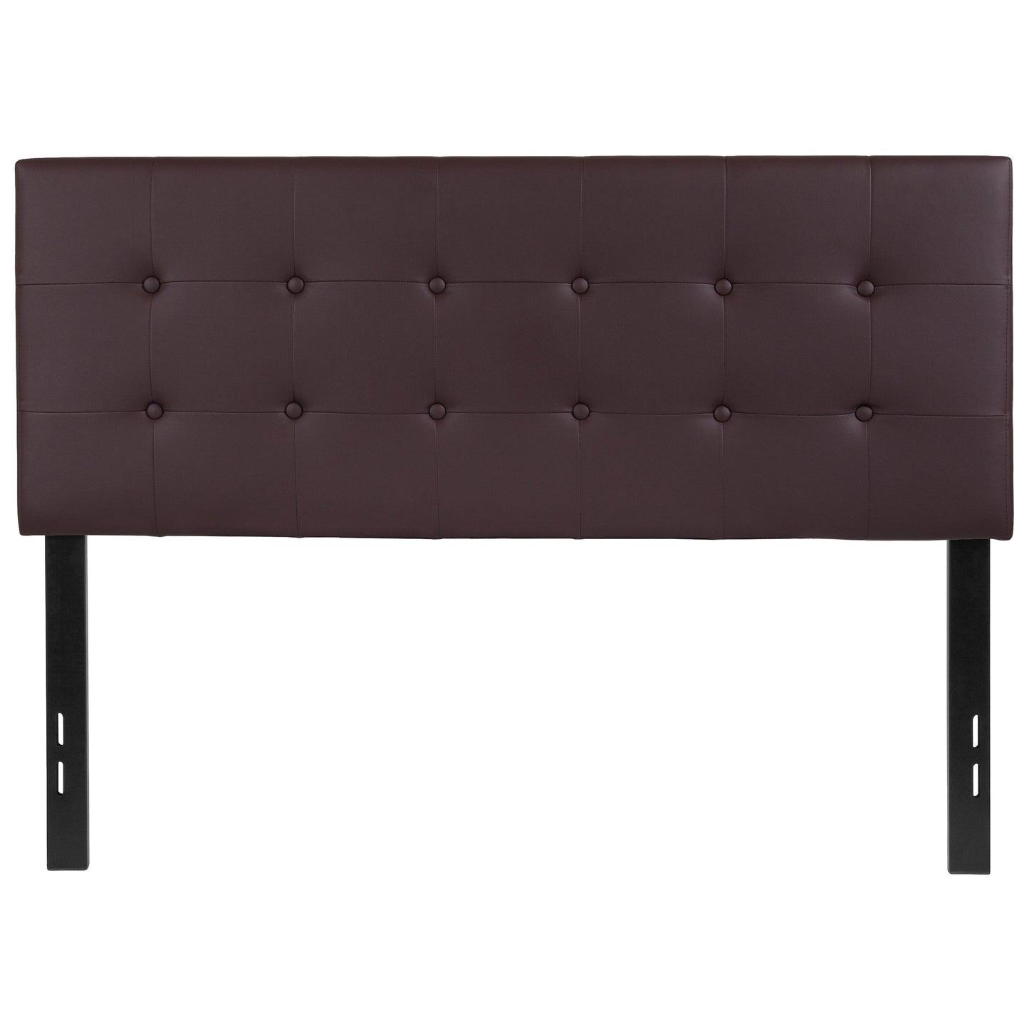 Full Headboard-Brown Vinyl HG-HB1705-F-BR-GG