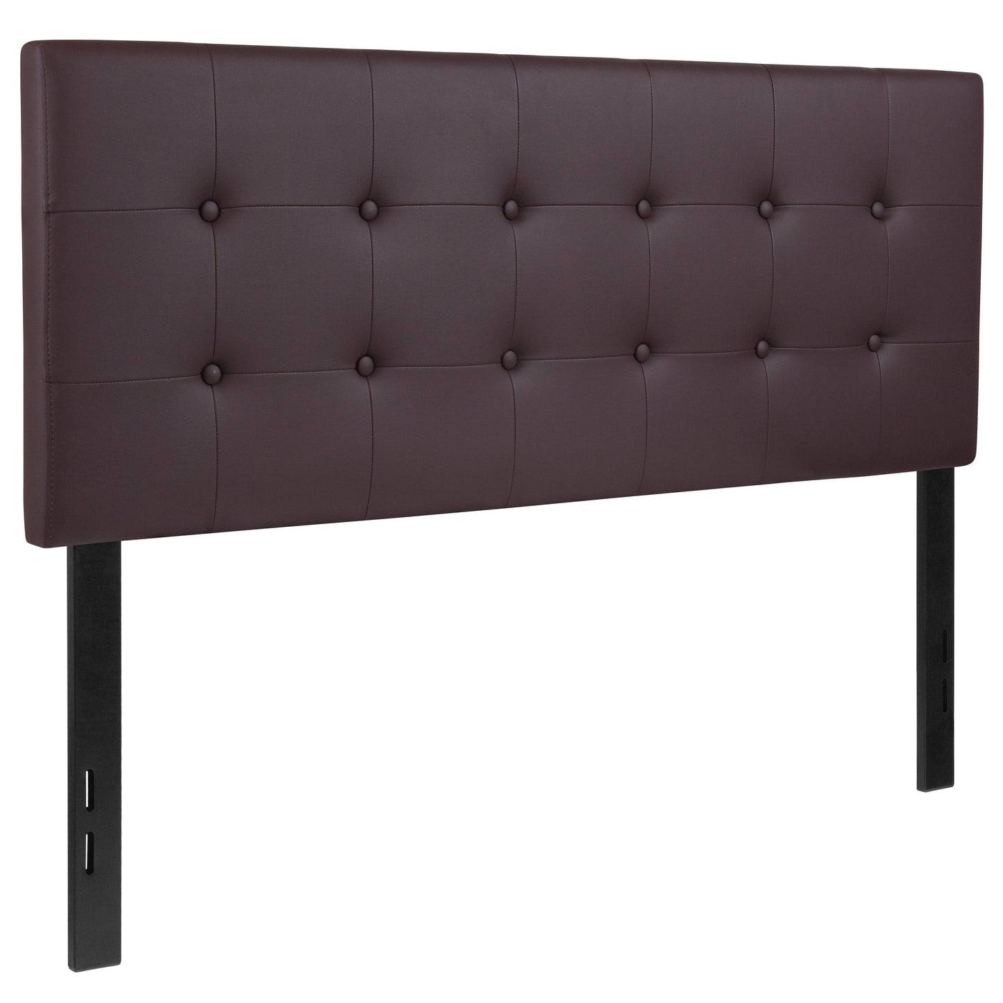 Full Headboard-Brown Vinyl HG-HB1705-F-BR-GG