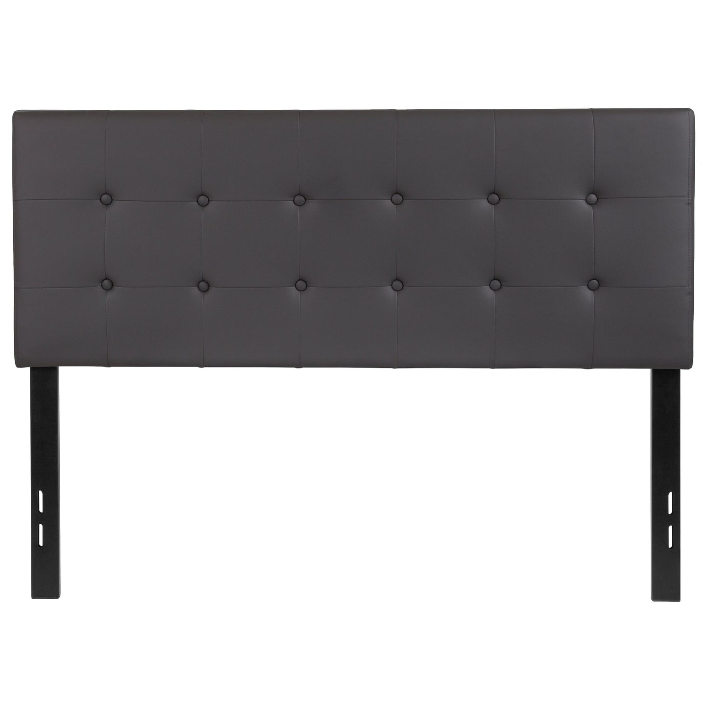 Full Headboard-Gray Vinyl HG-HB1705-F-GY-GG