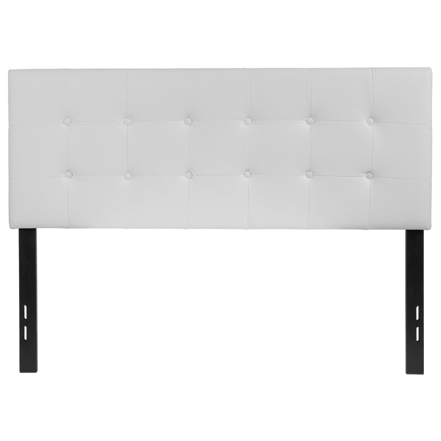 Full Headboard-White Vinyl HG-HB1705-F-W-GG