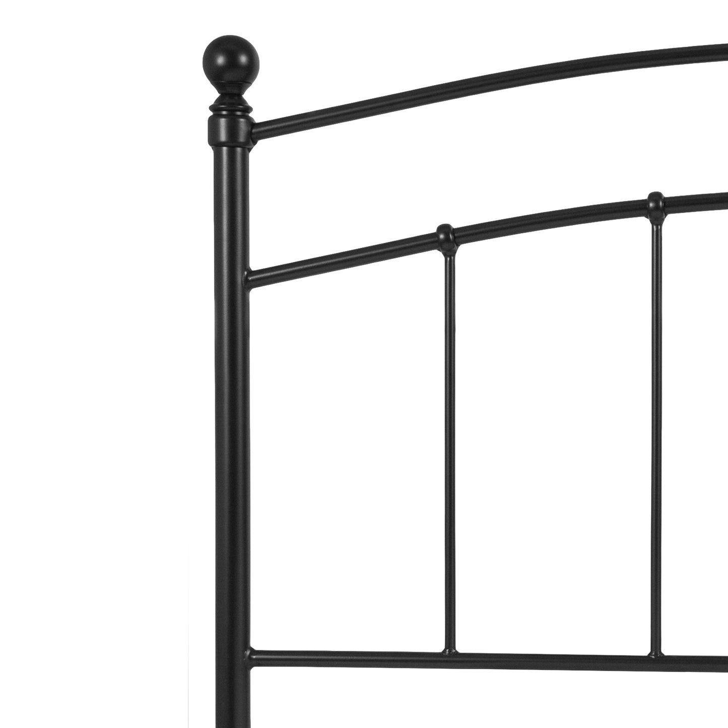 Black Metal Full Headboard HG-HB1706-F-GG