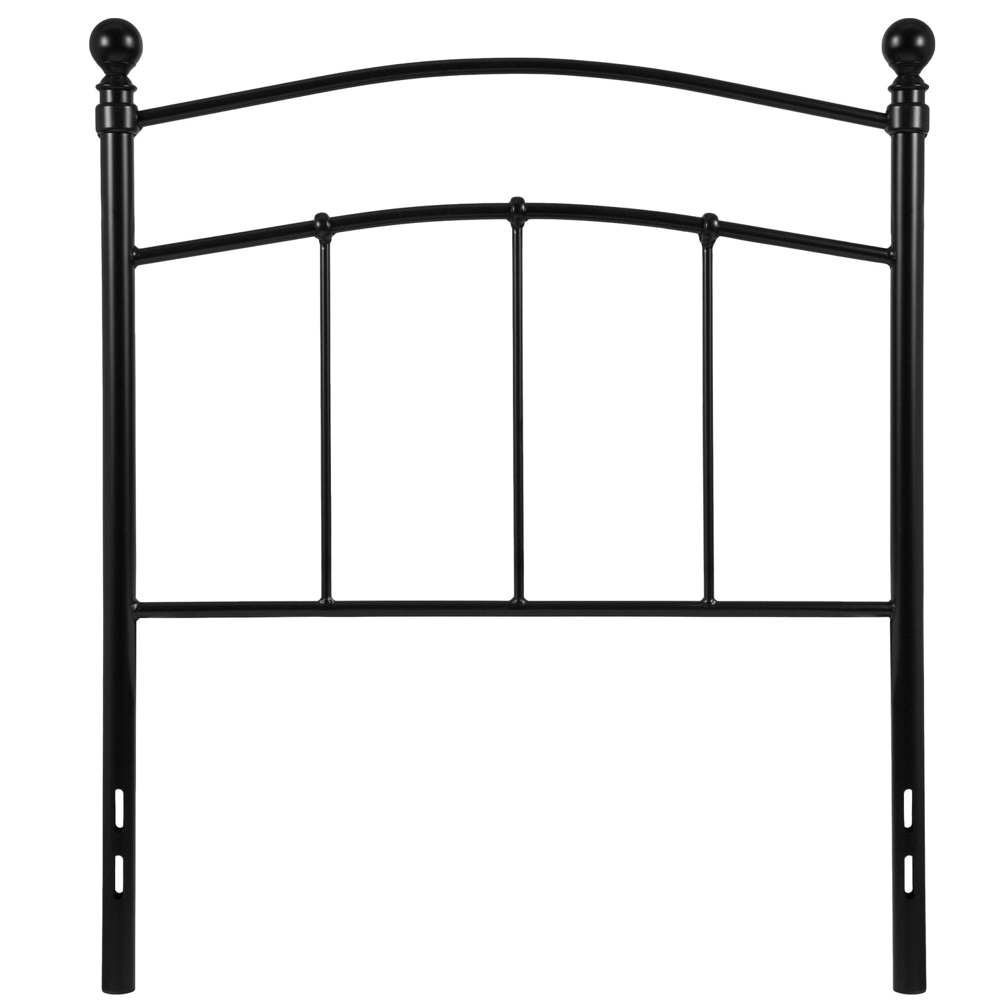 Black Metal Twin Headboard HG-HB1706-T-GG