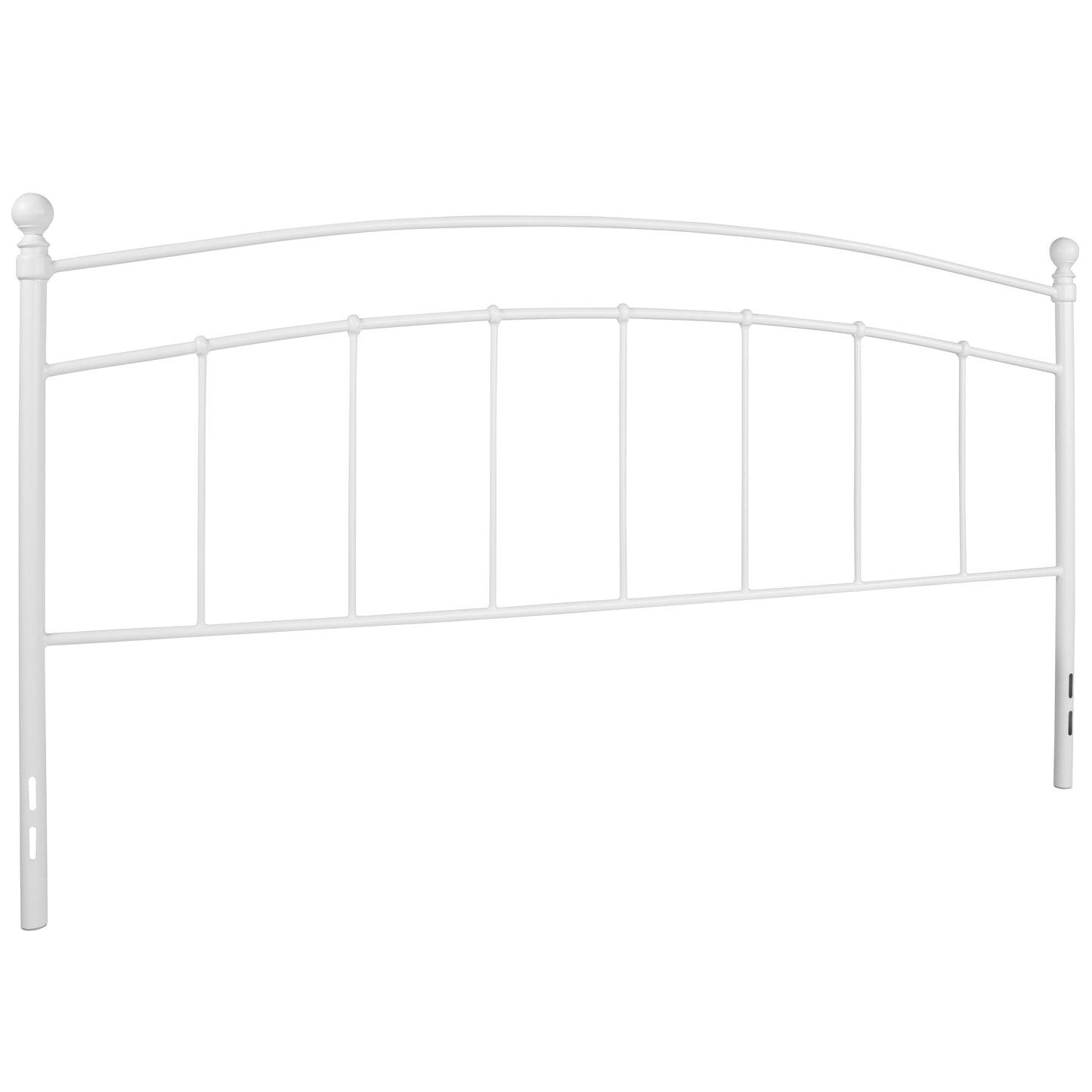 White Metal King Headboard HG-HB1706-WH-K-GG