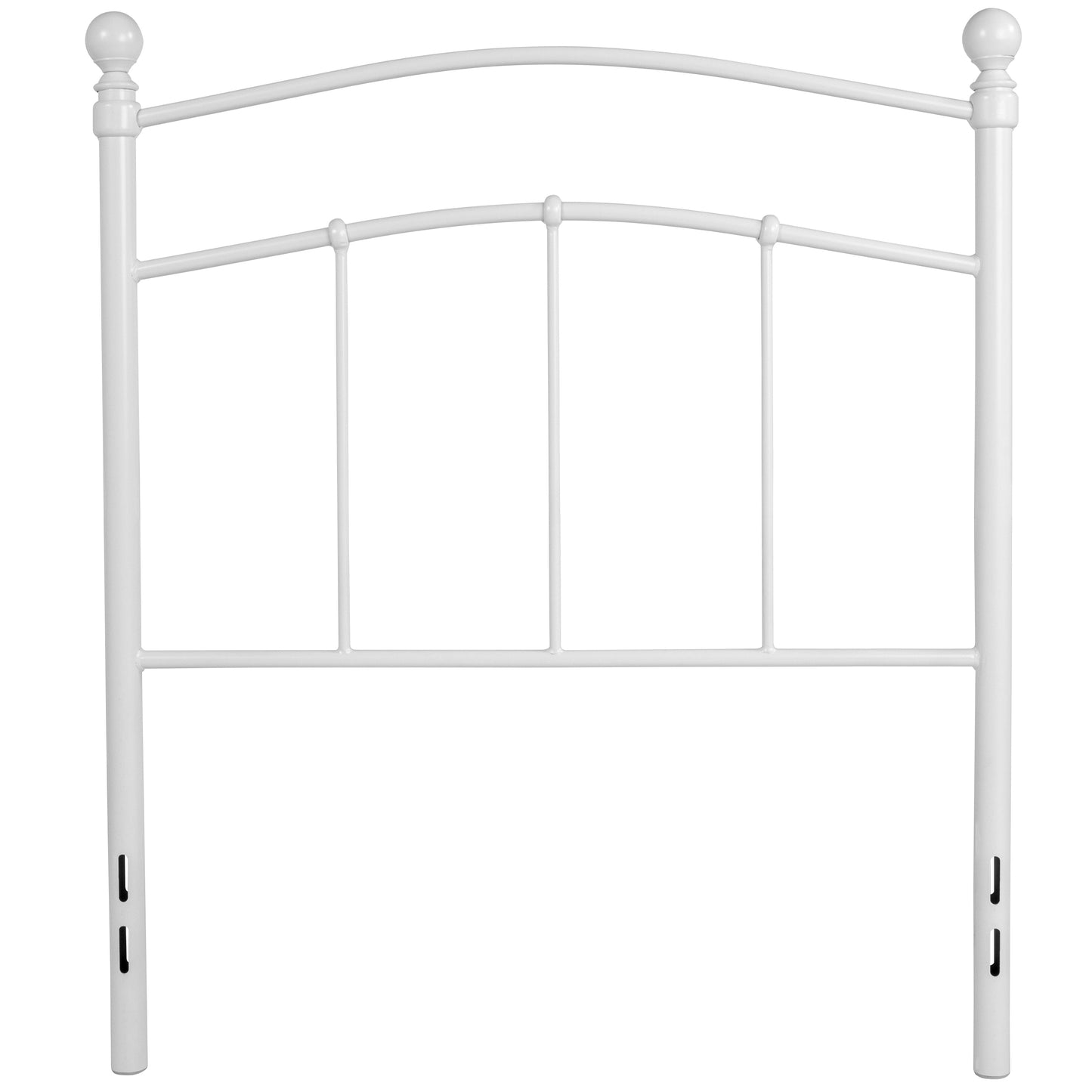 White Metal Twin Headboard HG-HB1706-WH-T-GG