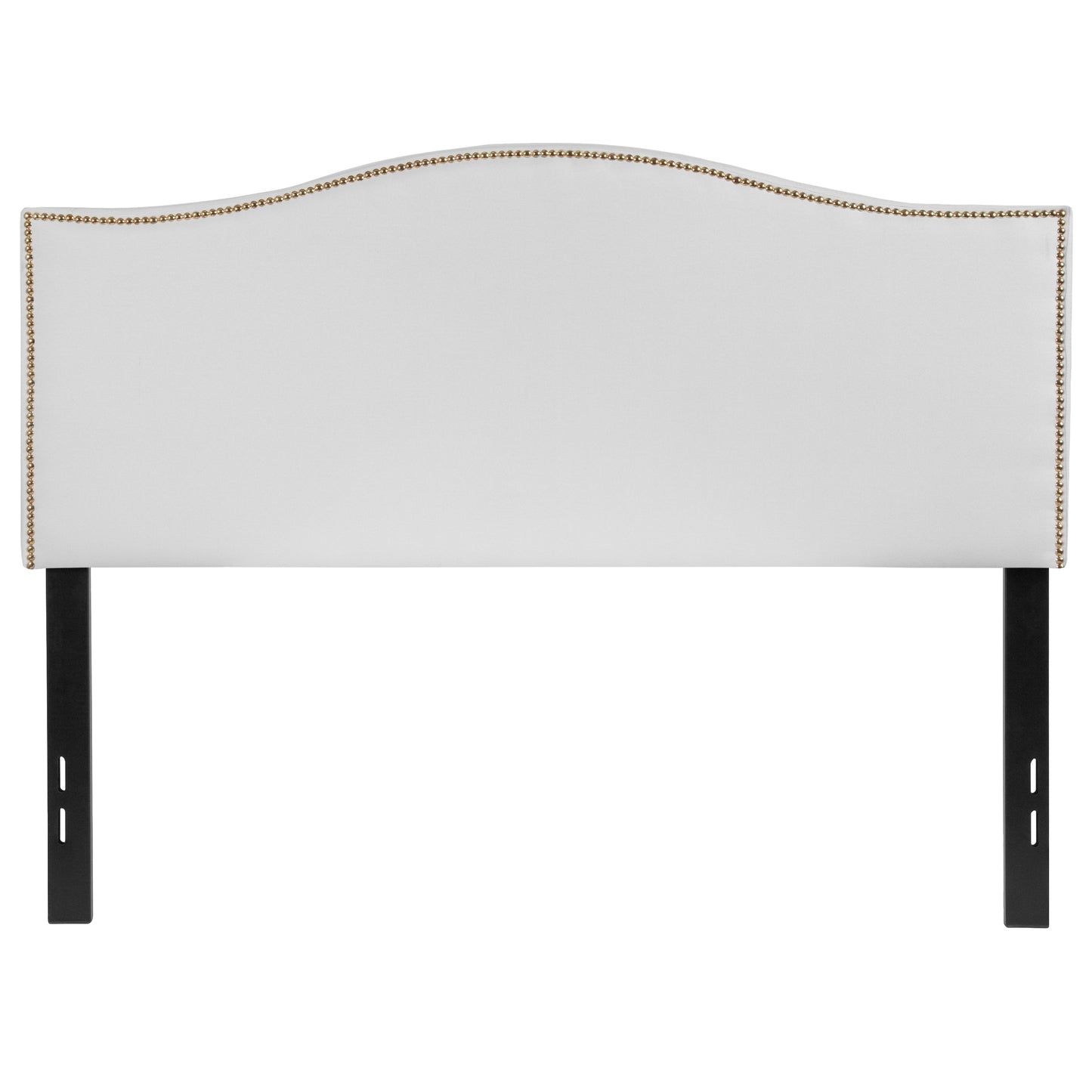 Full Headboard-White Fabric HG-HB1707-F-W-GG