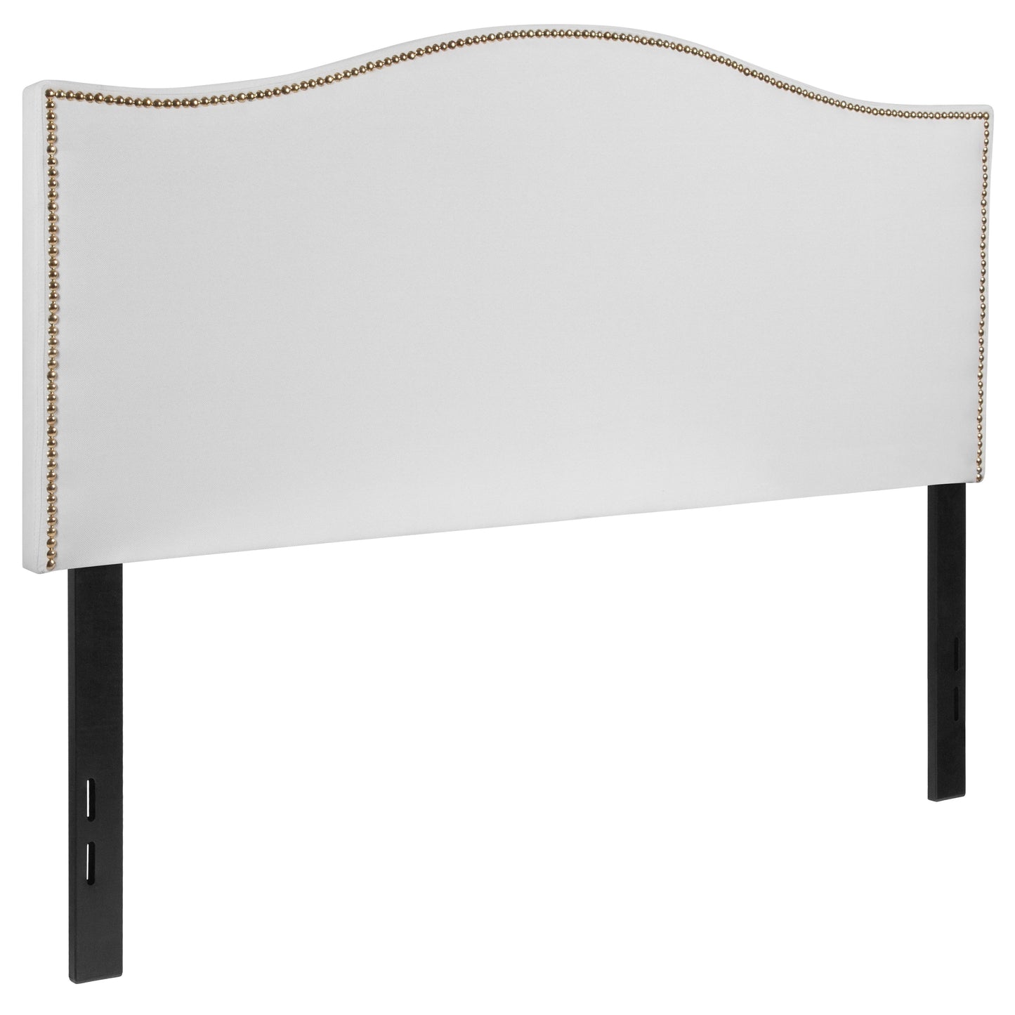 Full Headboard-White Fabric HG-HB1707-F-W-GG