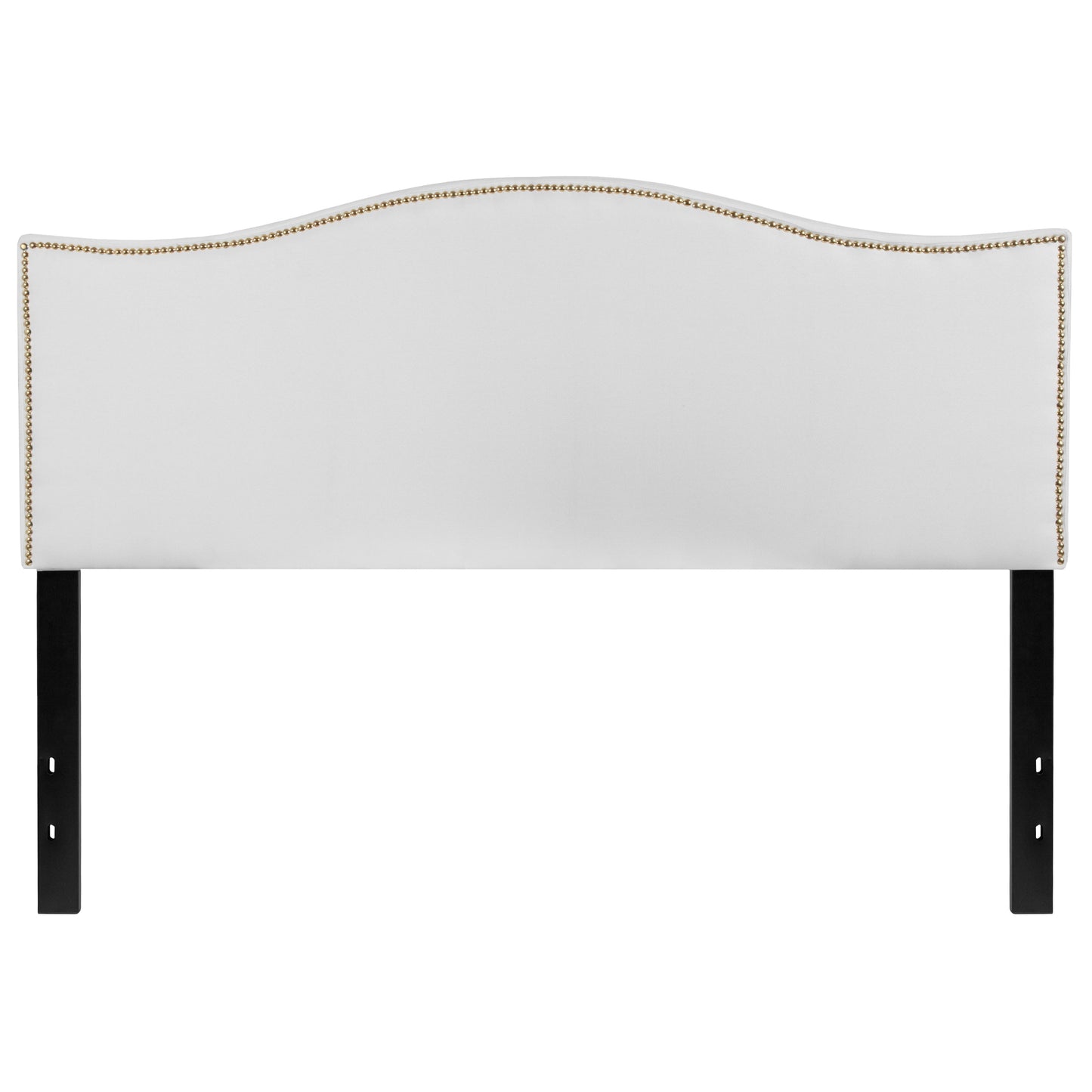 Queen Headboard-White Fabric HG-HB1707-Q-W-GG