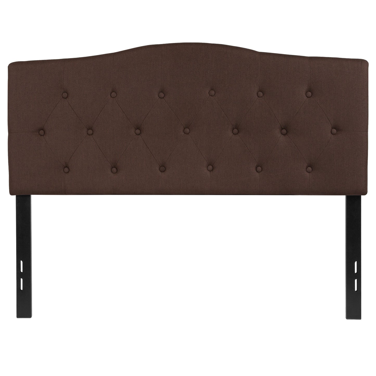 Full Headboard-Brown Fabric HG-HB1708-F-DBR-GG