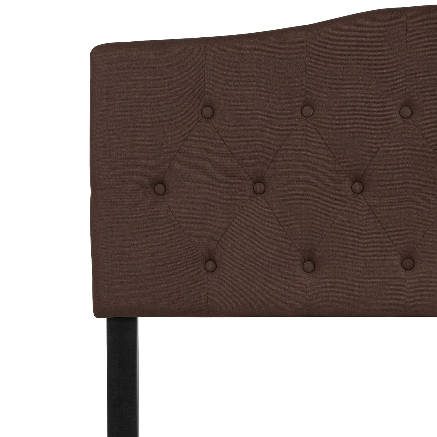 Full Headboard-Brown Fabric HG-HB1708-F-DBR-GG