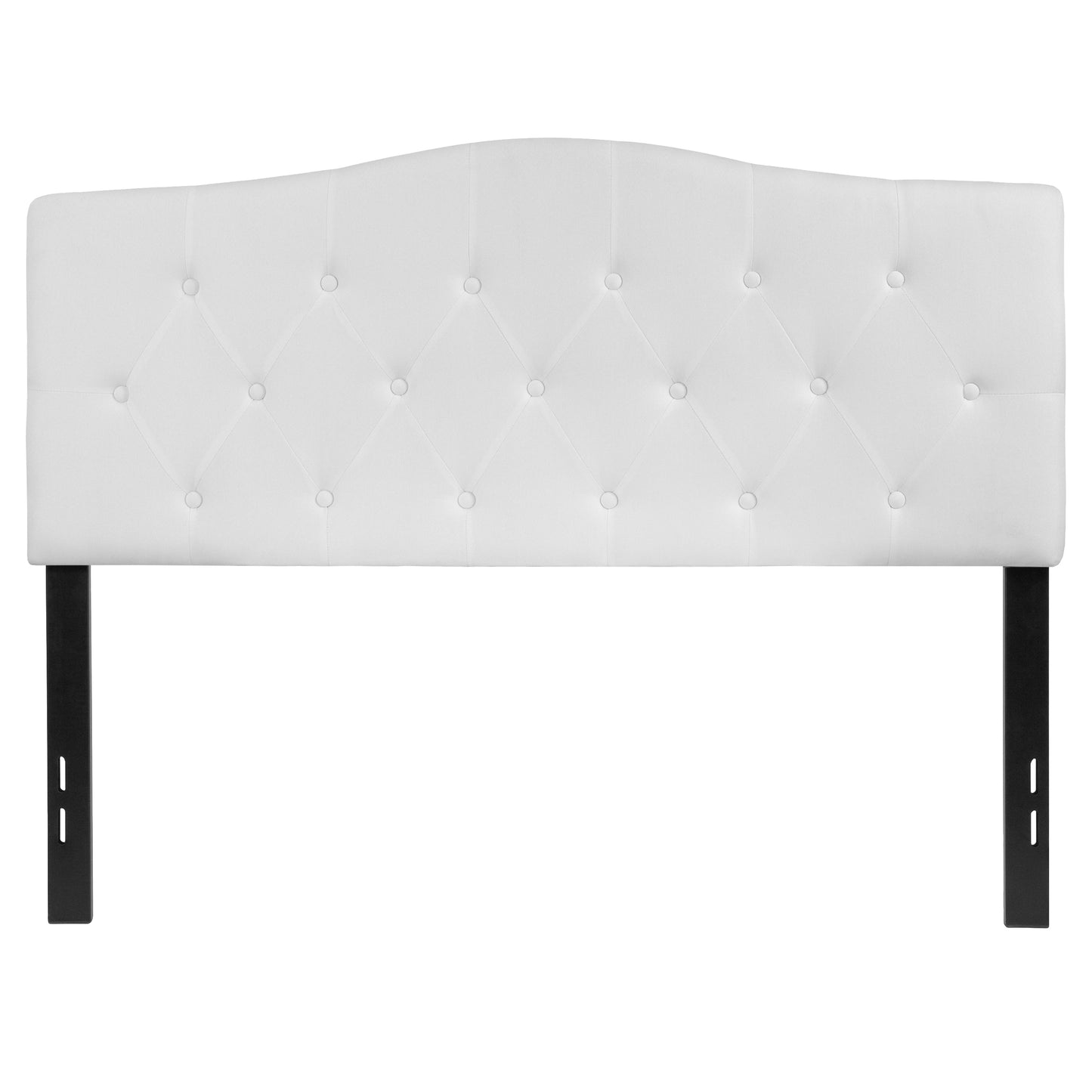 Full Headboard-White Fabric HG-HB1708-F-W-GG