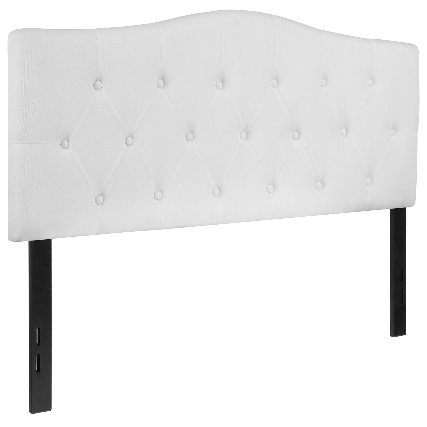 Full Headboard-White Fabric HG-HB1708-F-W-GG