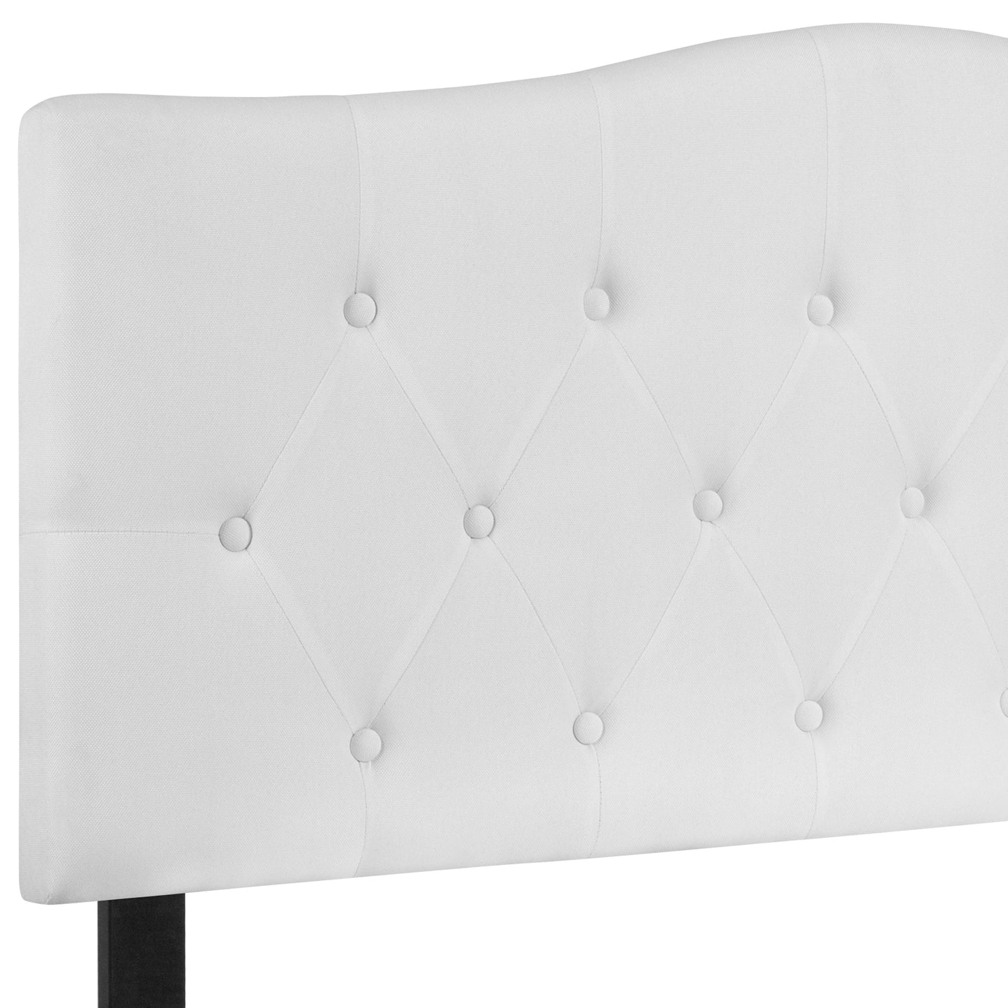 Full Headboard-White Fabric HG-HB1708-F-W-GG