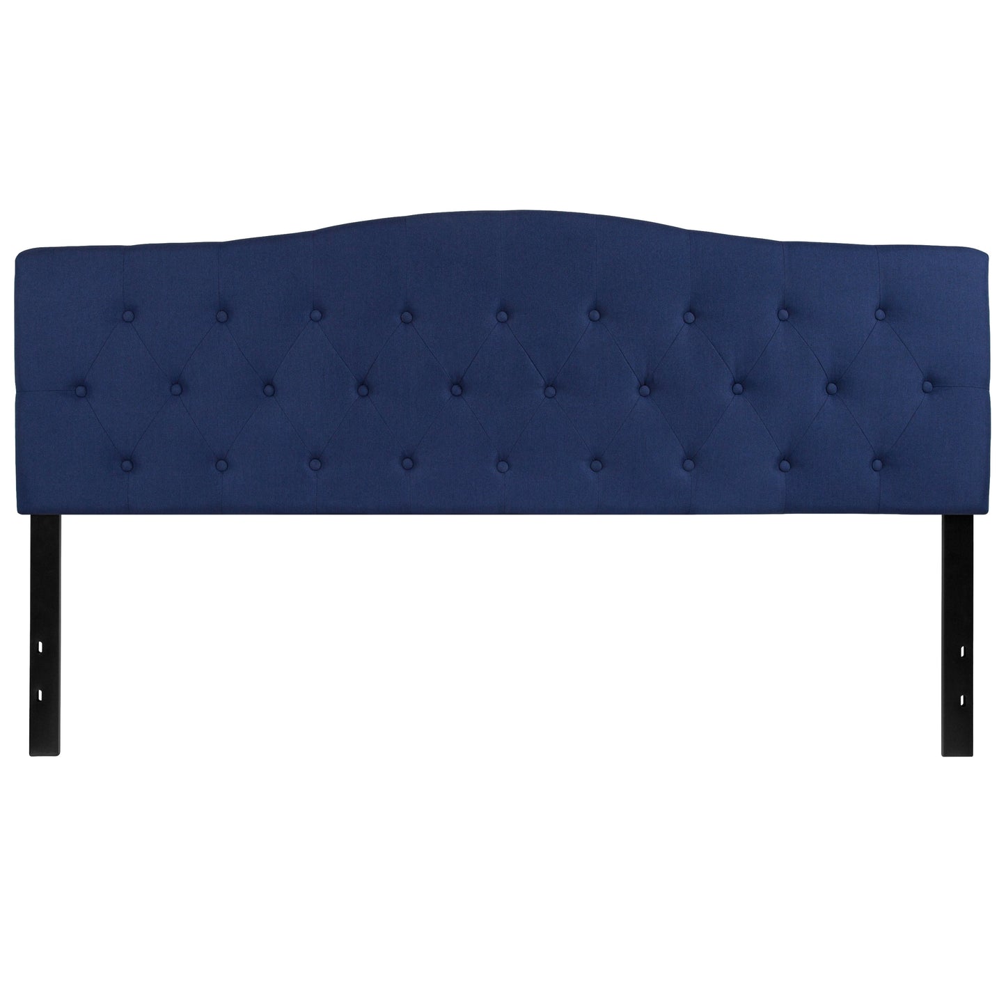 King Headboard-Navy Fabric HG-HB1708-K-N-GG