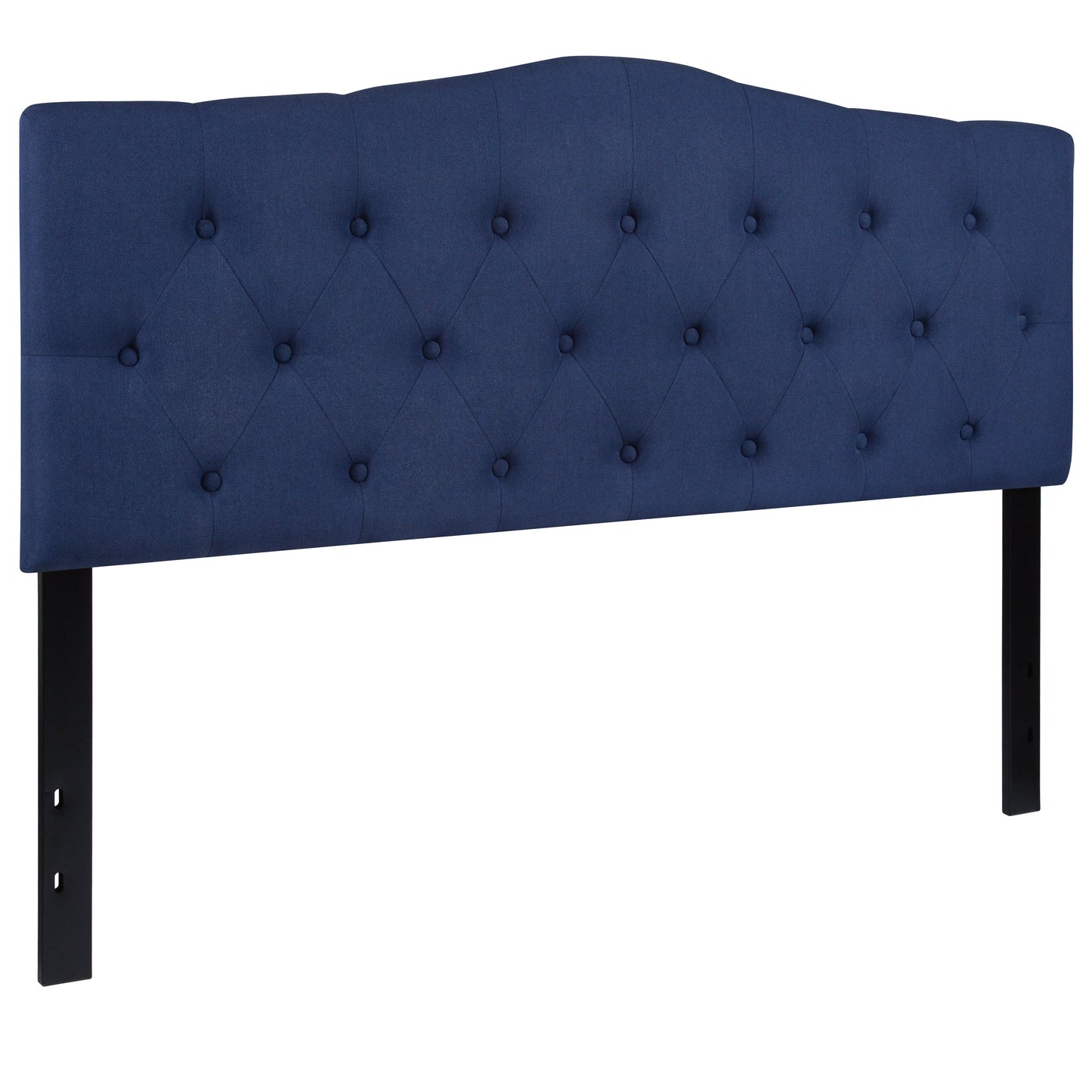 Queen Headboard-Navy Fabric HG-HB1708-Q-N-GG